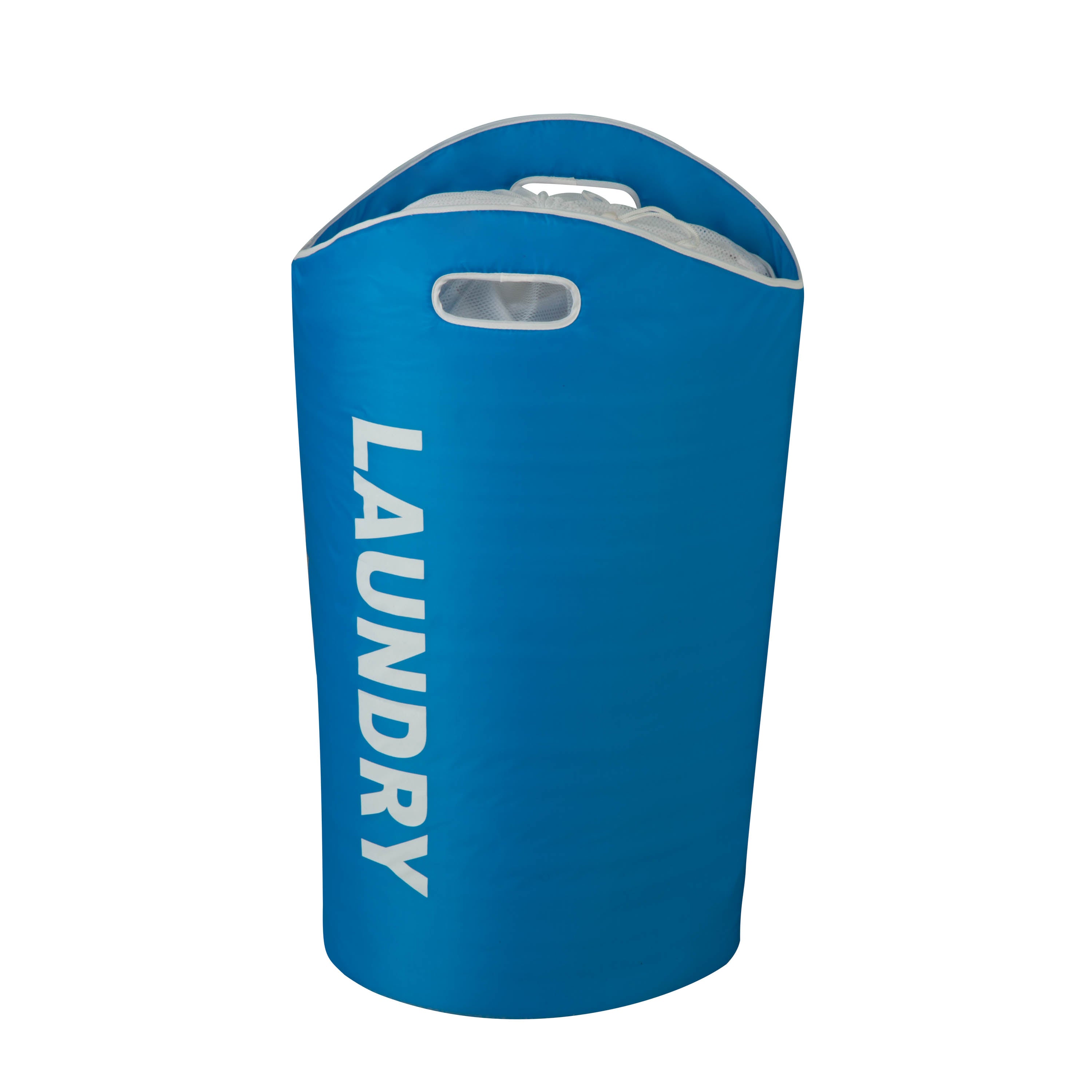  Honey-Can-Do Laundry Hamper with Handles - Blue - Bonton