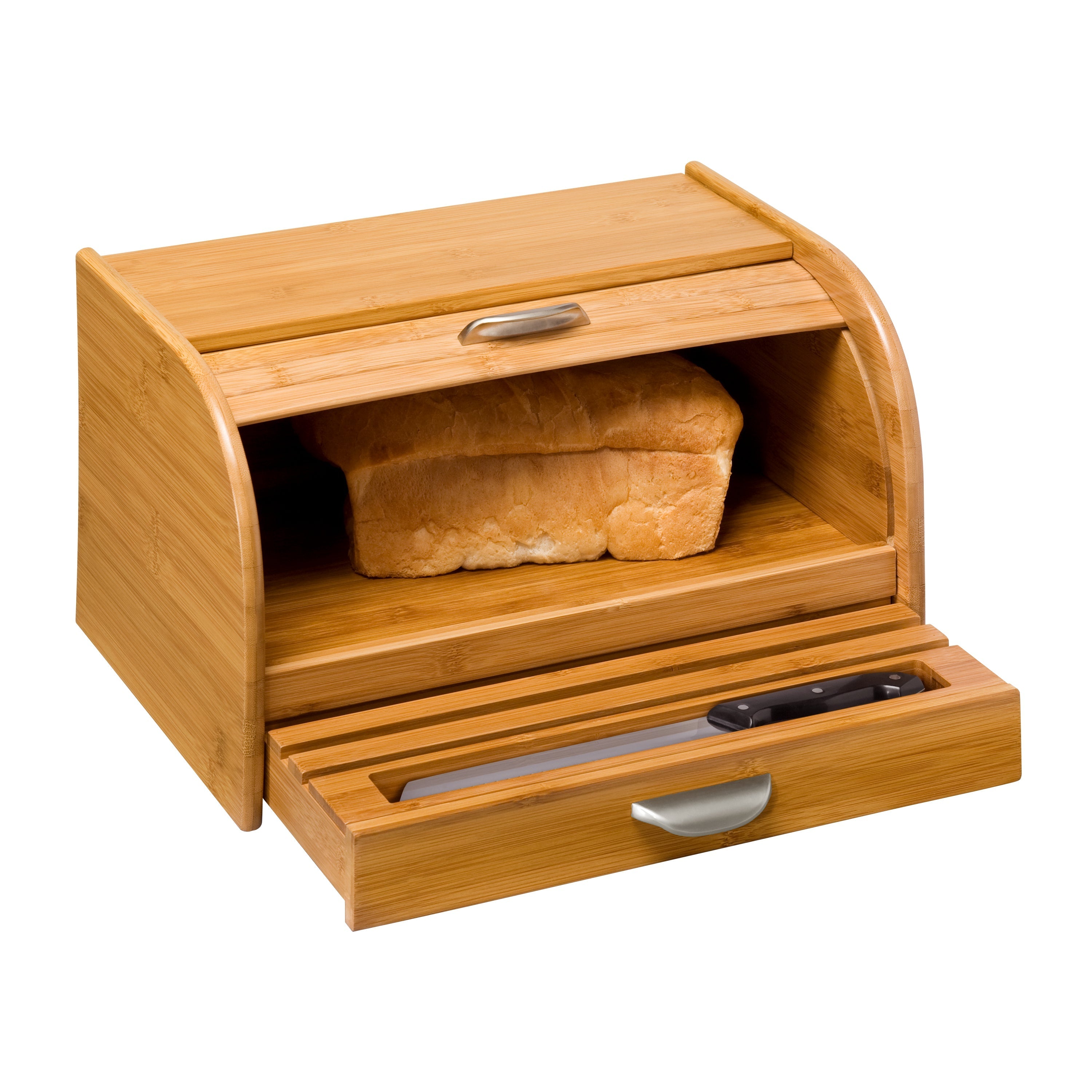  Honey-Can-Do Bamboo Bread Box - Natural - Bonton