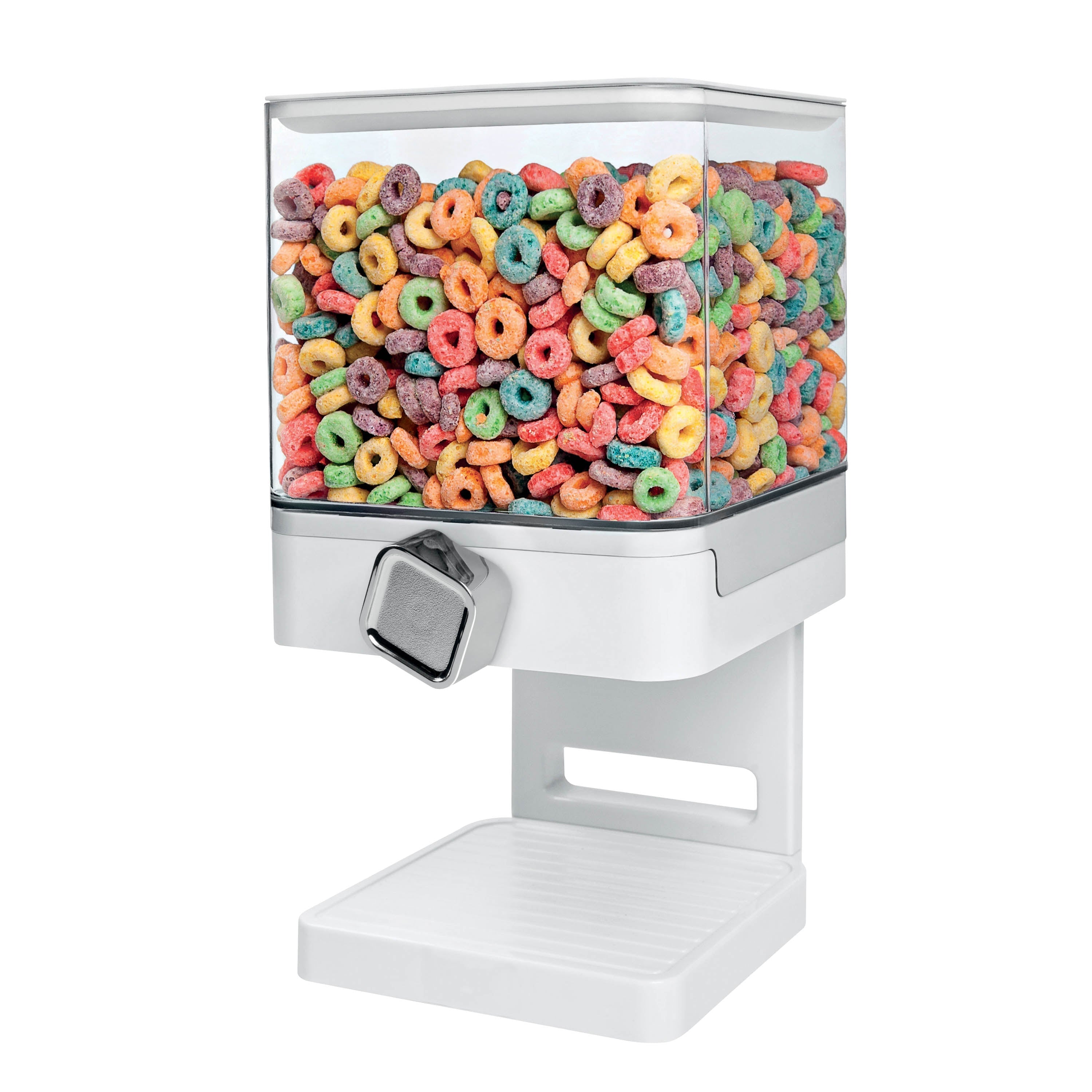  Honey-Can-Do Cereal Dispenser with Portion Control 2 - White - Bonton