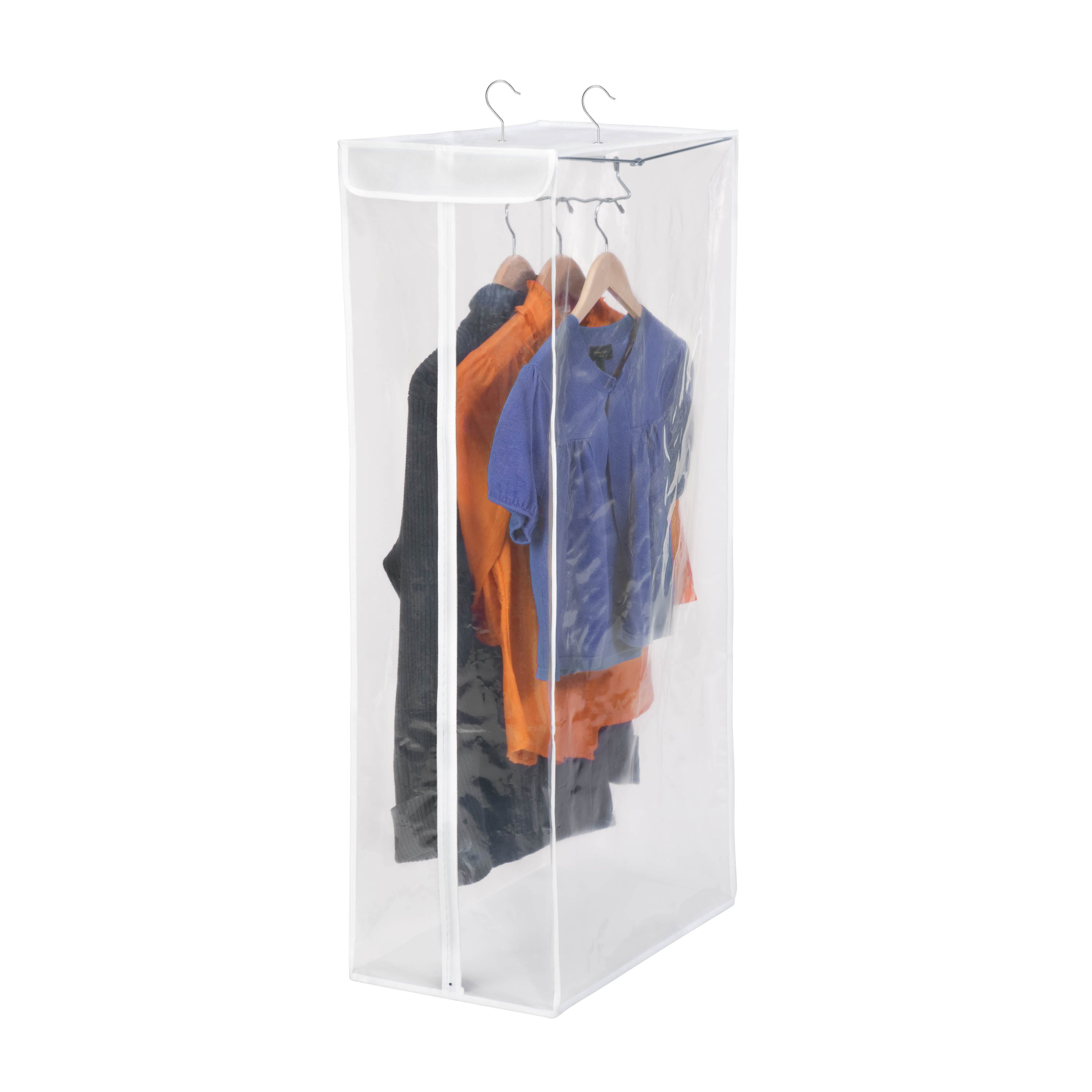  Honey-Can-Do Short Garment Bag - Clear - Bonton