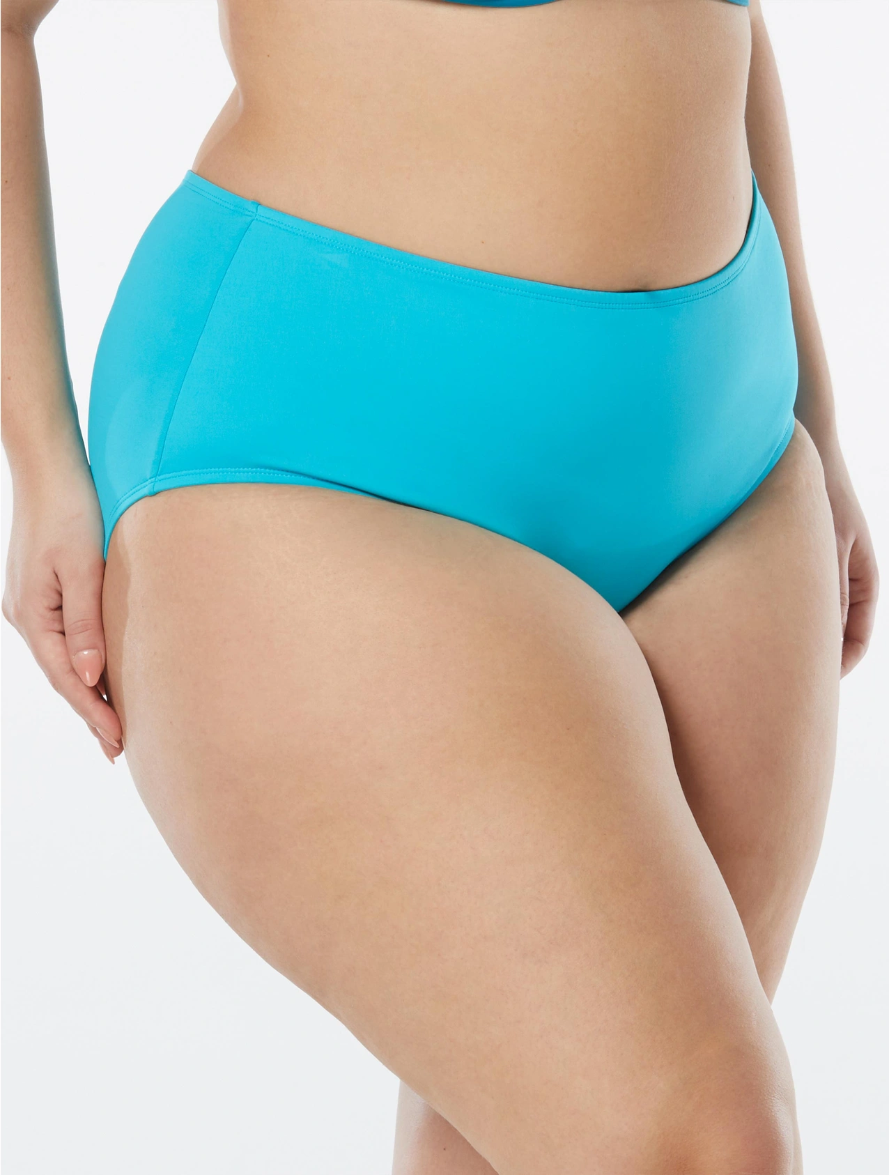  Beach House Chloe High Waisted Bikini Bottom - Sea Blue - Bonton