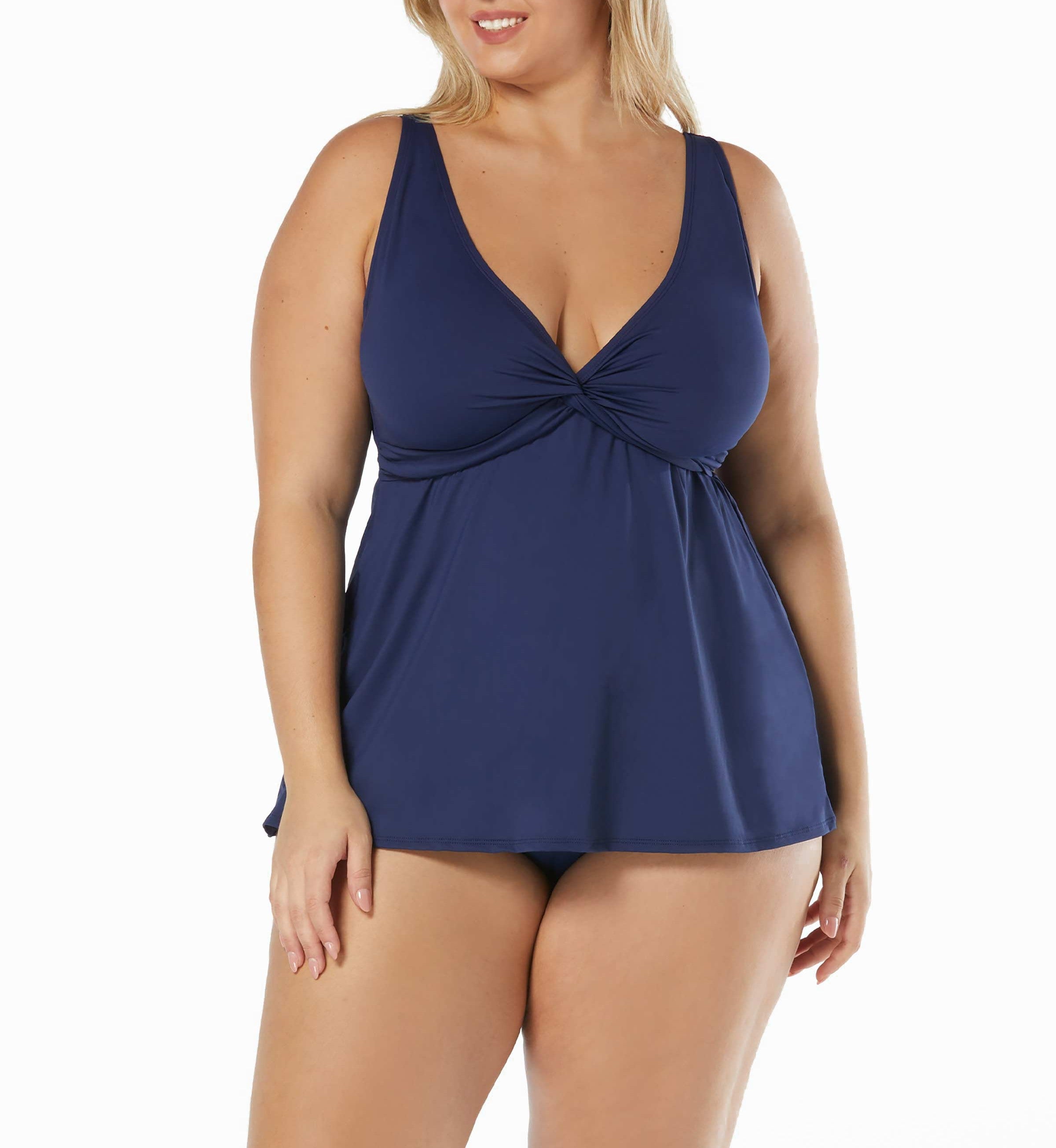  Beach House Willow Twist Tankini Top - Admiral - Bonton