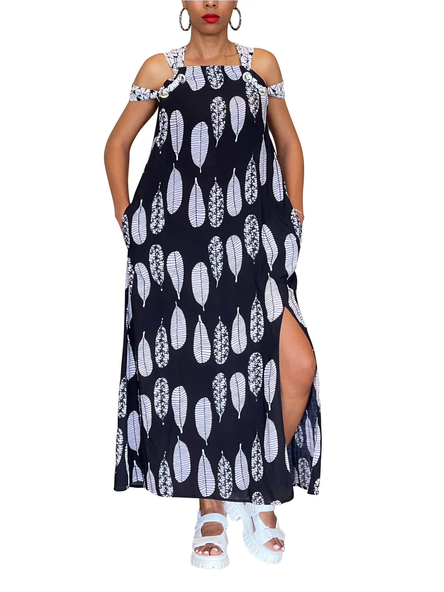  ChicNiCity NONI II Maxi Sun Dress With Adjustable Straps - BLACK - Bonton