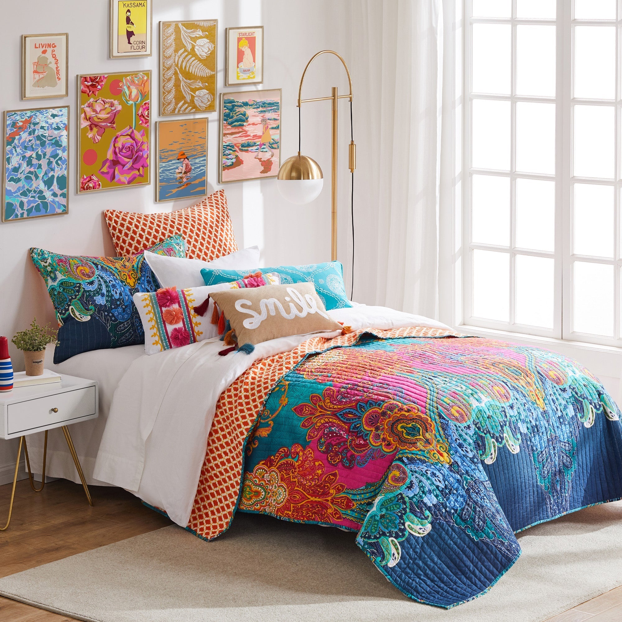  Levtex Home Mackenzie Reversible Quilt Set - Multi - Bonton