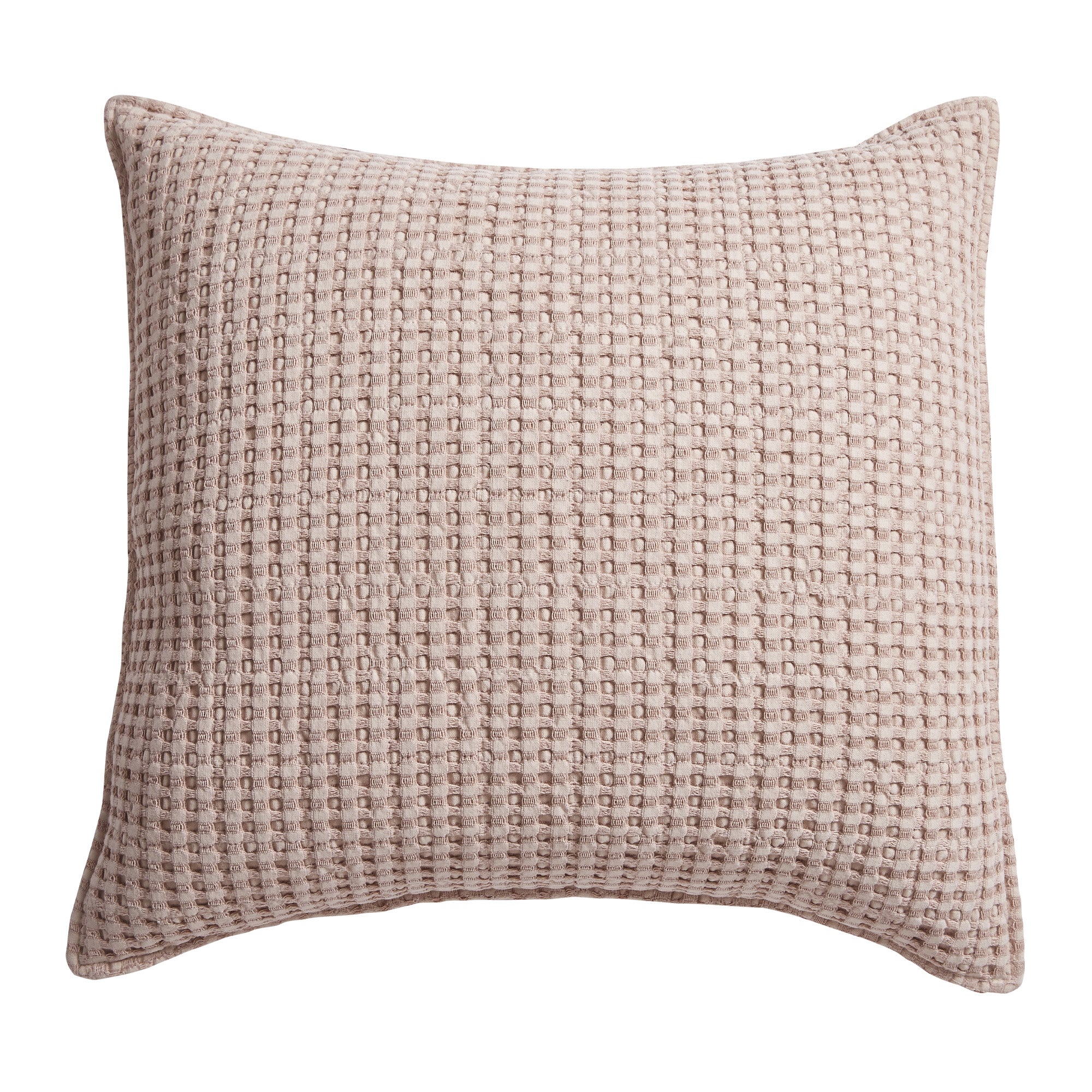  Levtex Home Mills Waffle Square Pillow Blush - Blush - Bonton