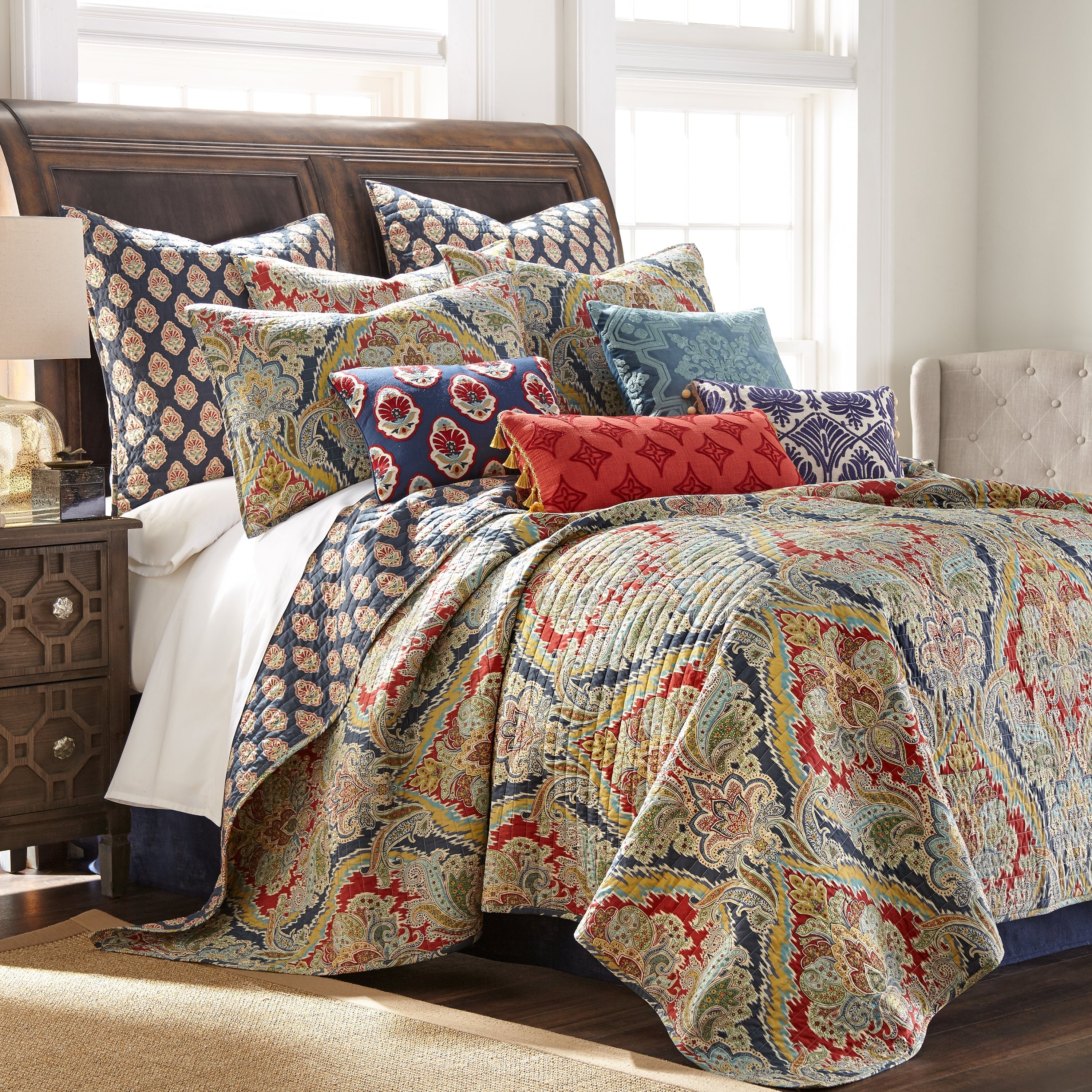  Levtex Home Moreno Quilt Set - Multi - Bonton