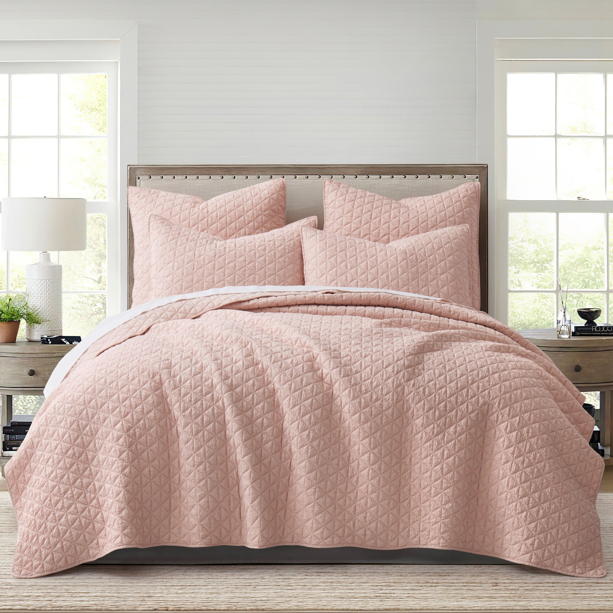  Levtex Home Rowan Quilt Set - Pink - Bonton