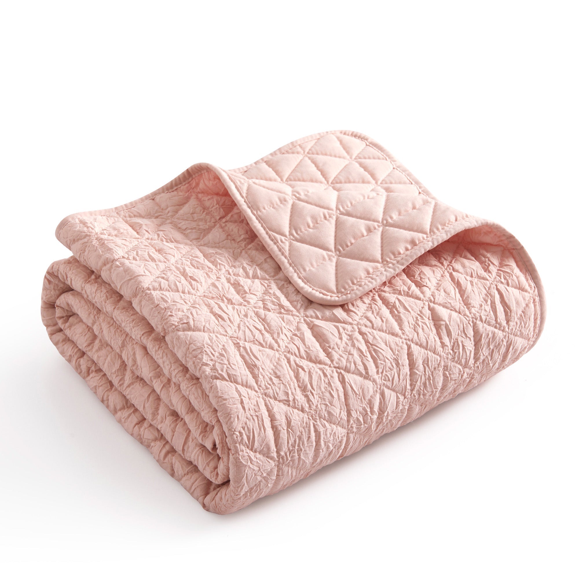  Levtex Home Rowan Reversible Quilted Throw - Pink - Pink - Bonton