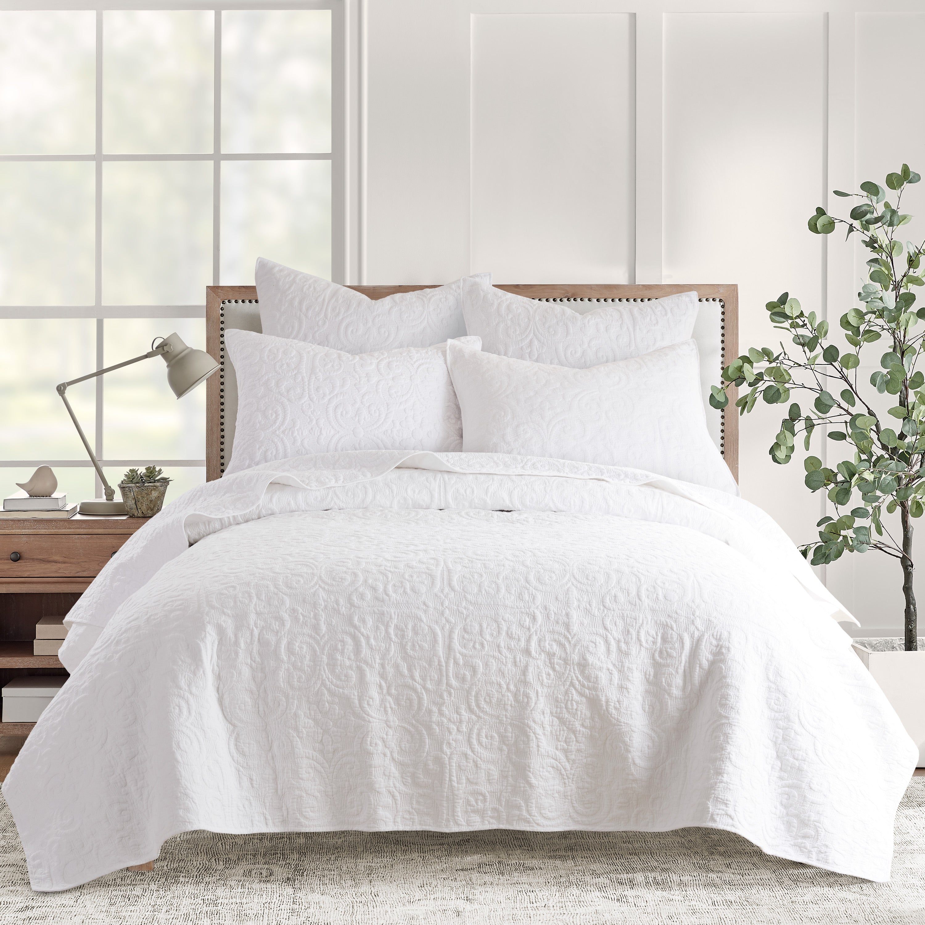  Birch Hill By Levtex Sherbourne Quilt - White - Bonton