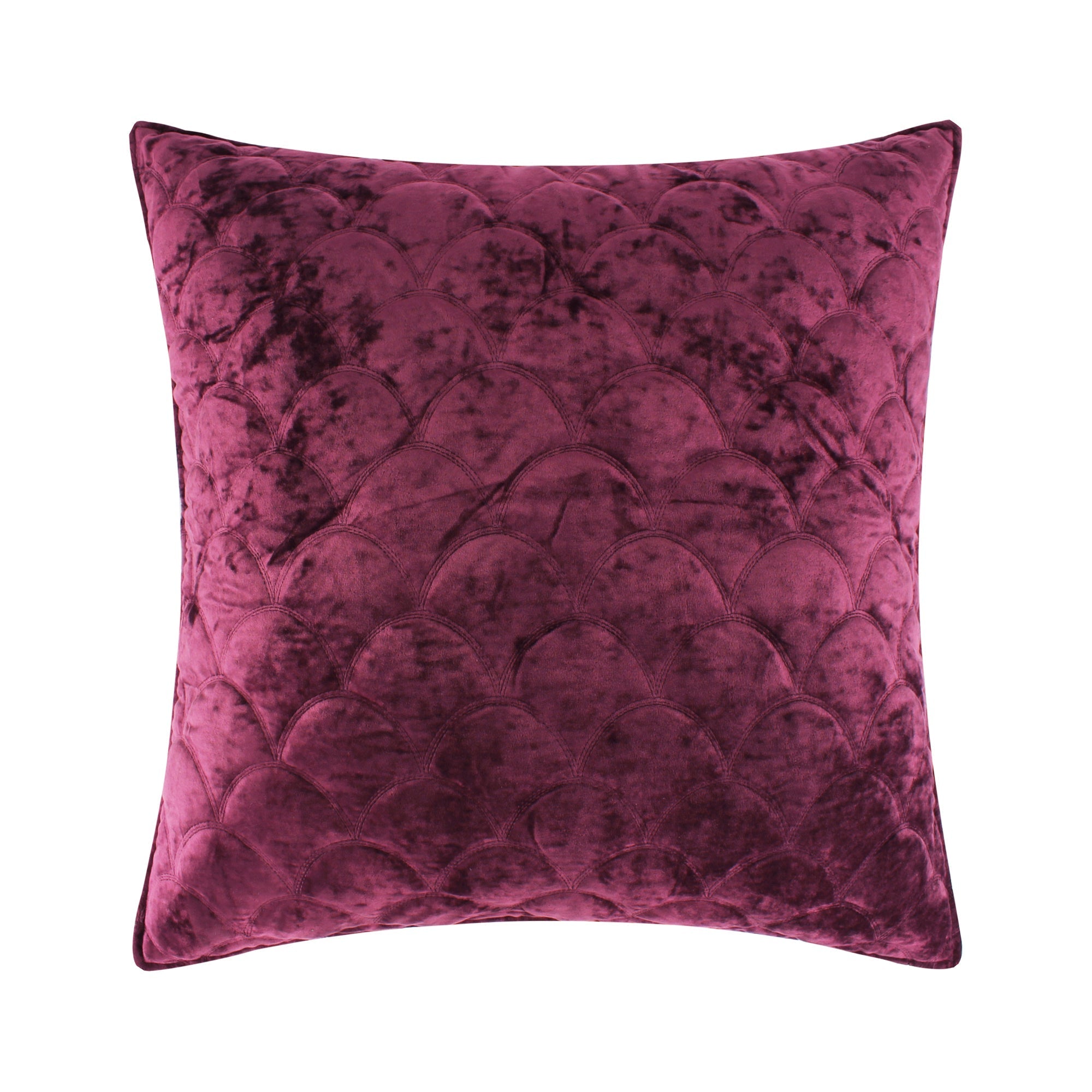  Birch Hill By Levtex Ellora Plum  Velvet Euro Sham - Plum - Bonton