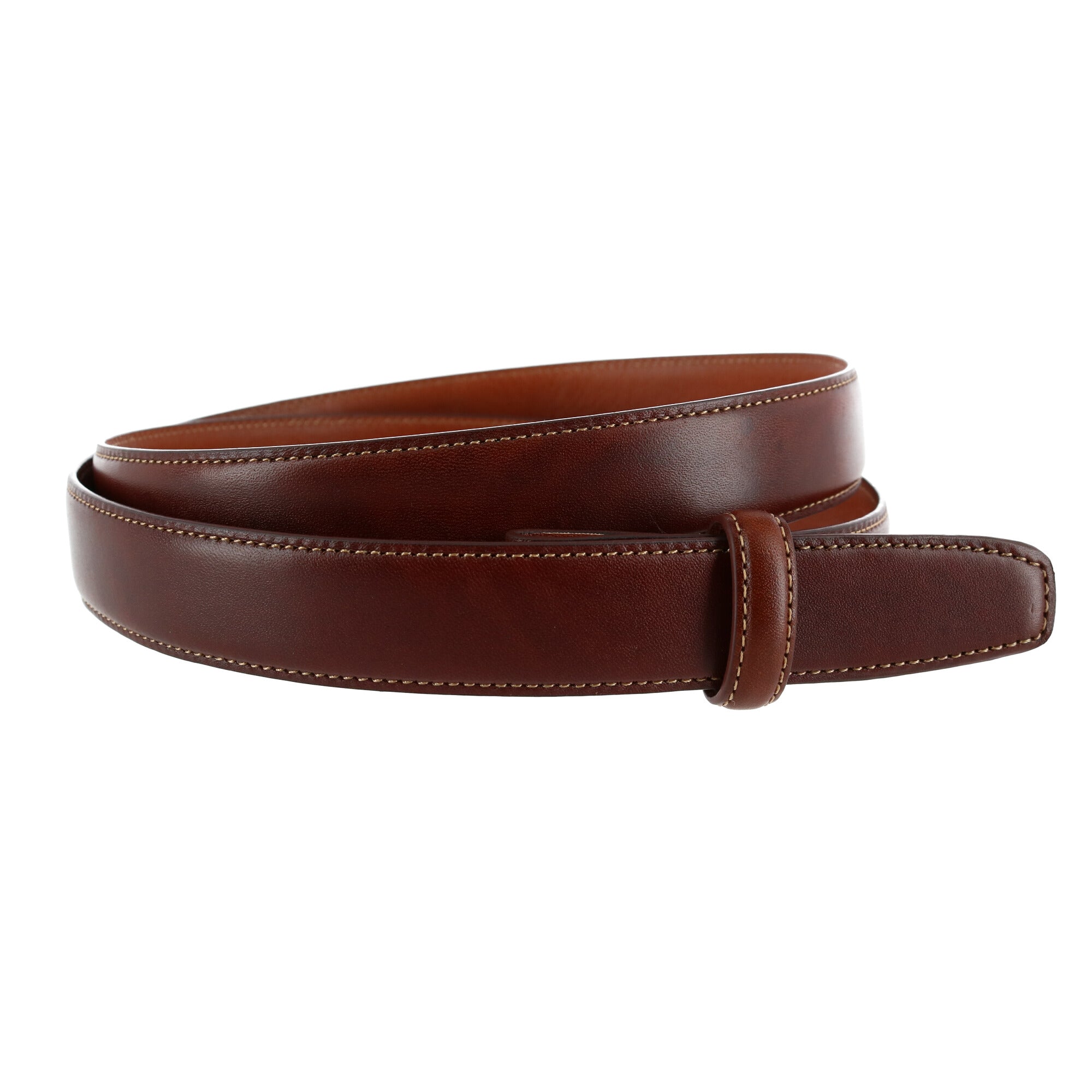  Trafalgar Cortina Leather 25mm Compression Belt Strap - Honey Maple - Bonton