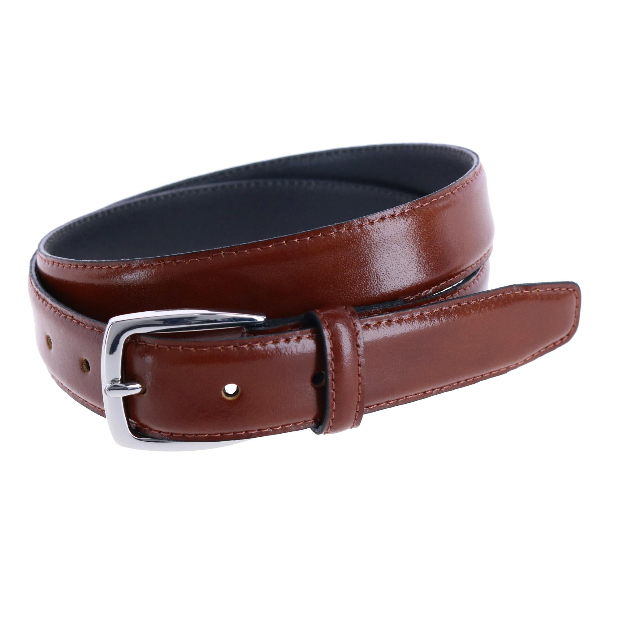  Trafalgar Jameson 31mm Genuine Leather Dress Belt - Tan - Bonton