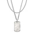  American Exchange American Exchange Dog Tag Double Necklace - Silver - Bonton