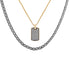  American Exchange American Exchange Dual Necklace Set - Gold/Gunmetal - Bonton