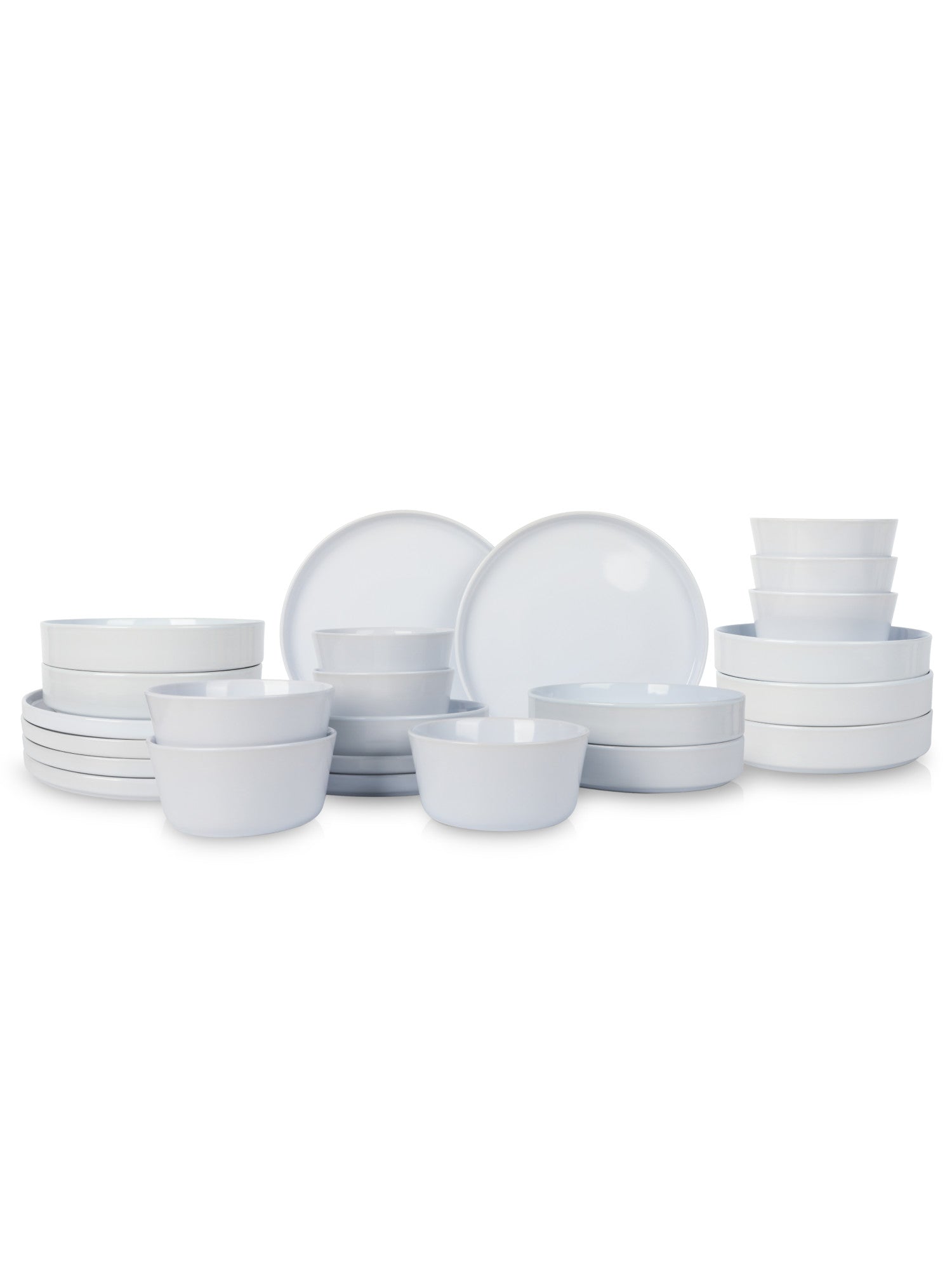  Stone + Lain Celina 24-Piece Dinnerware Set Stoneware - White - Bonton