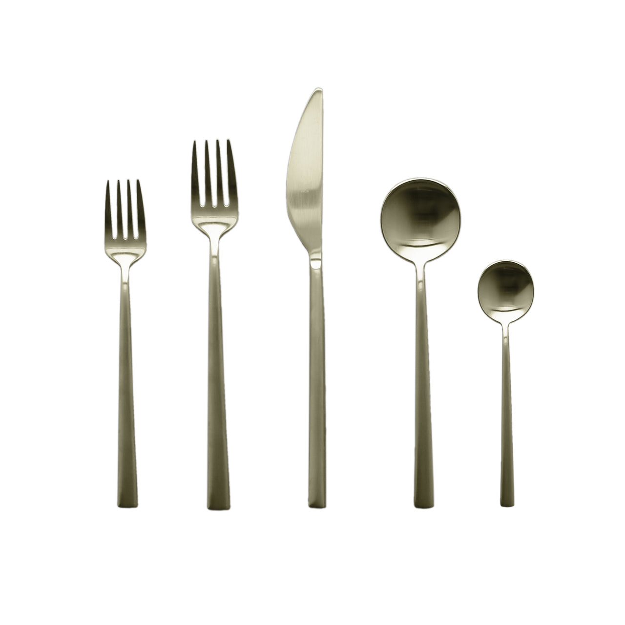  Mepra Movida Ice Champagne 5 Piece Flatware Set - Default Title - Bonton