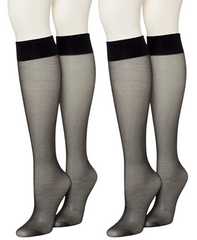 LECHERY SHEER KNEE-HIGHS (2 PACK)