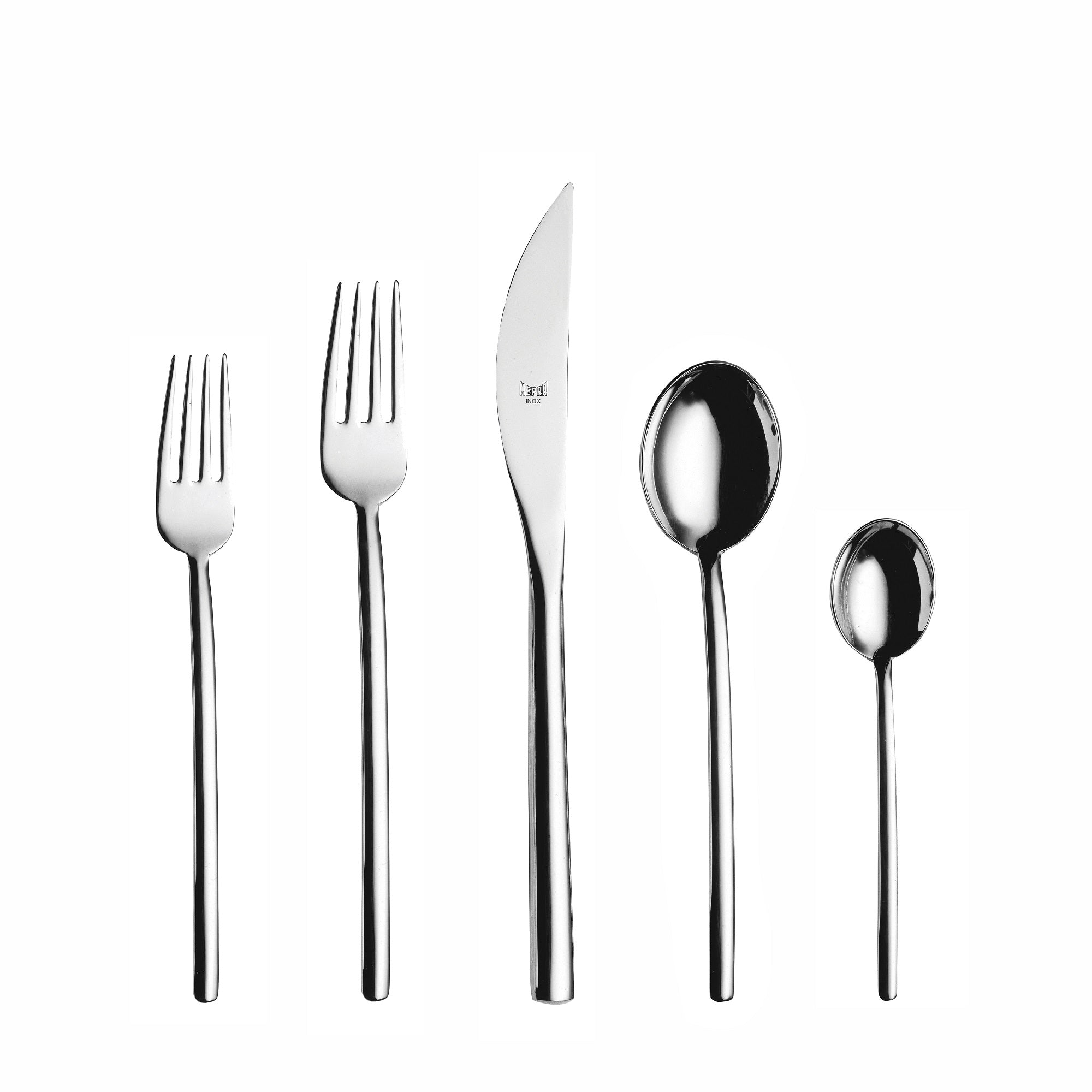  Mepra Due Flatware Set - Stainless Steel - Bonton