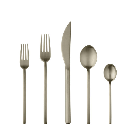 Due Ice Champagne Flatware Set