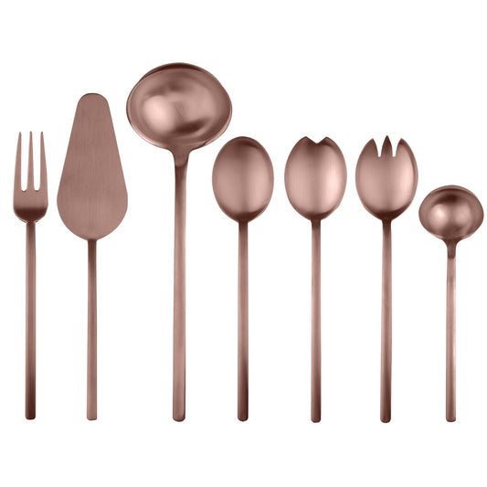 Due Ice Bronze 7 Piece Serve Set