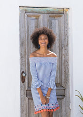 St. Barts Off the Shoulder Dress