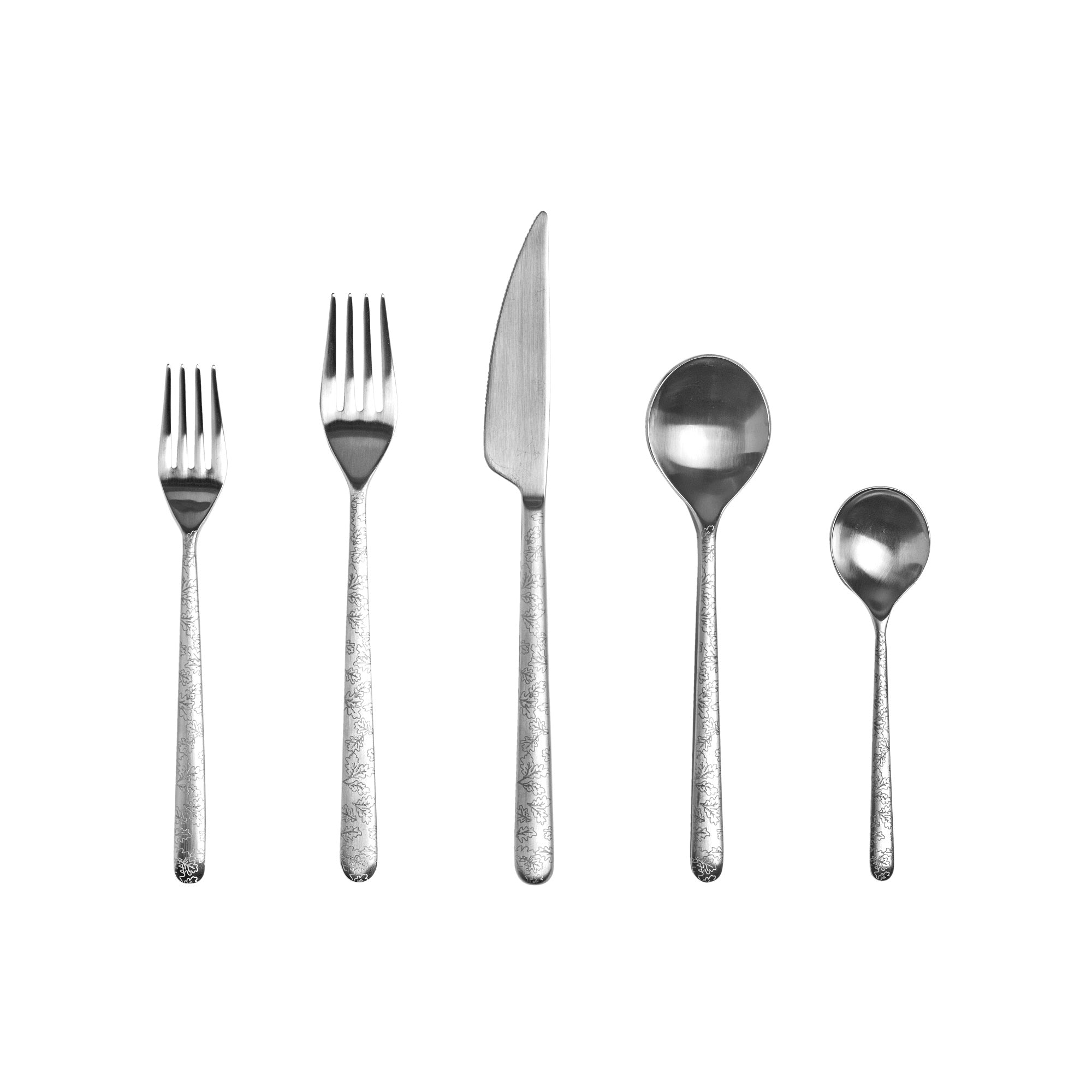  Mepra Linea Leaves Five Piece Flatware Set - Default Title - Bonton