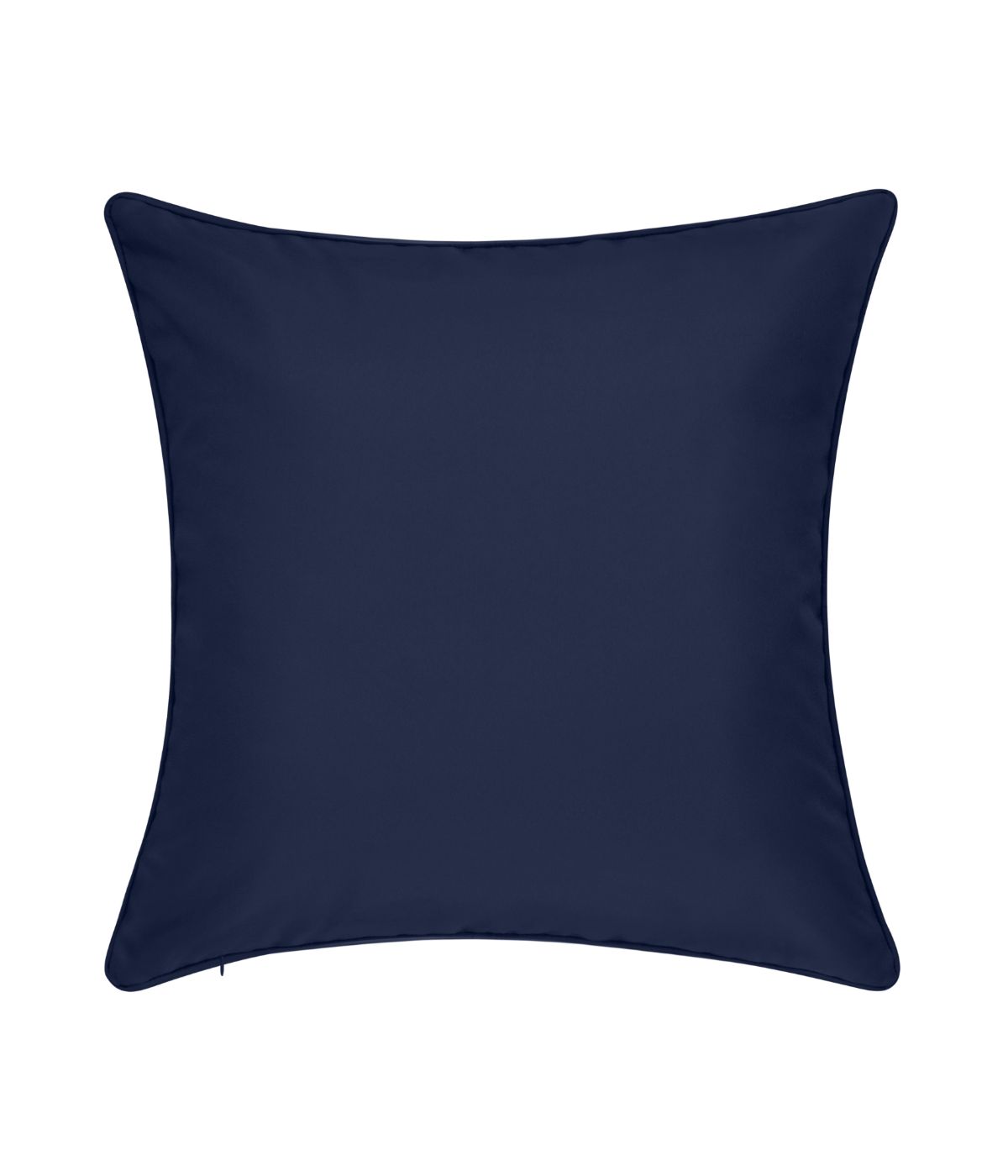 Rattan Look Geometric Decorative Pillow Navy