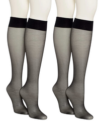 LECHERY SHEER KNEE-HIGHS (2 PACK)