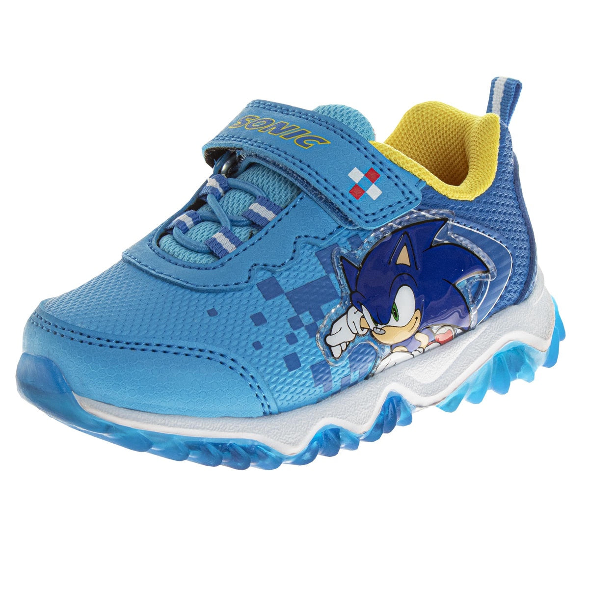  Josmo Sonic the Hedgehog Boys' Light Up Sneakers (Toddler) - 7 - Bonton