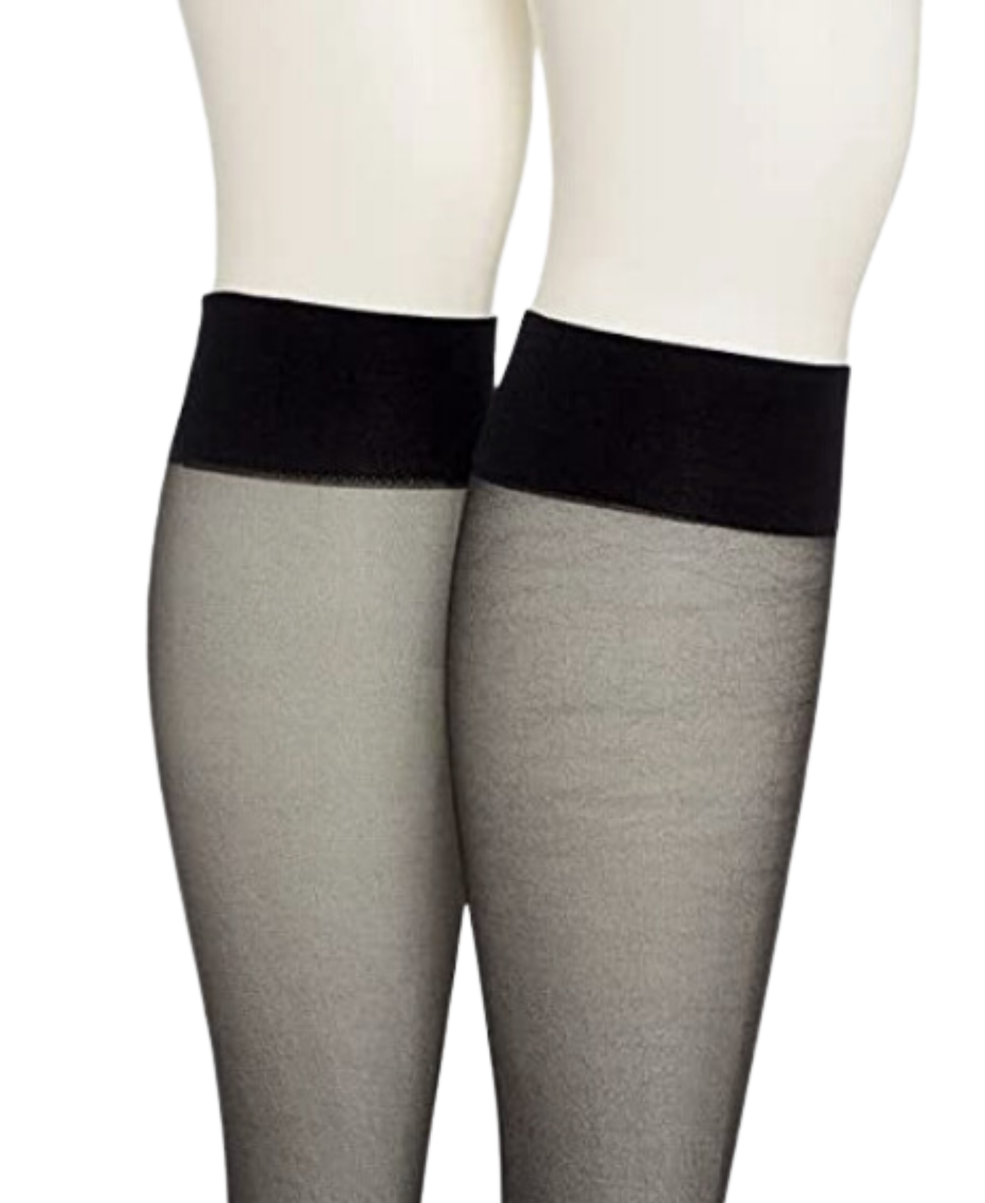  LECHERY LECHERY SHEER KNEE-HIGHS (2 PACK) - BLACK - Bonton