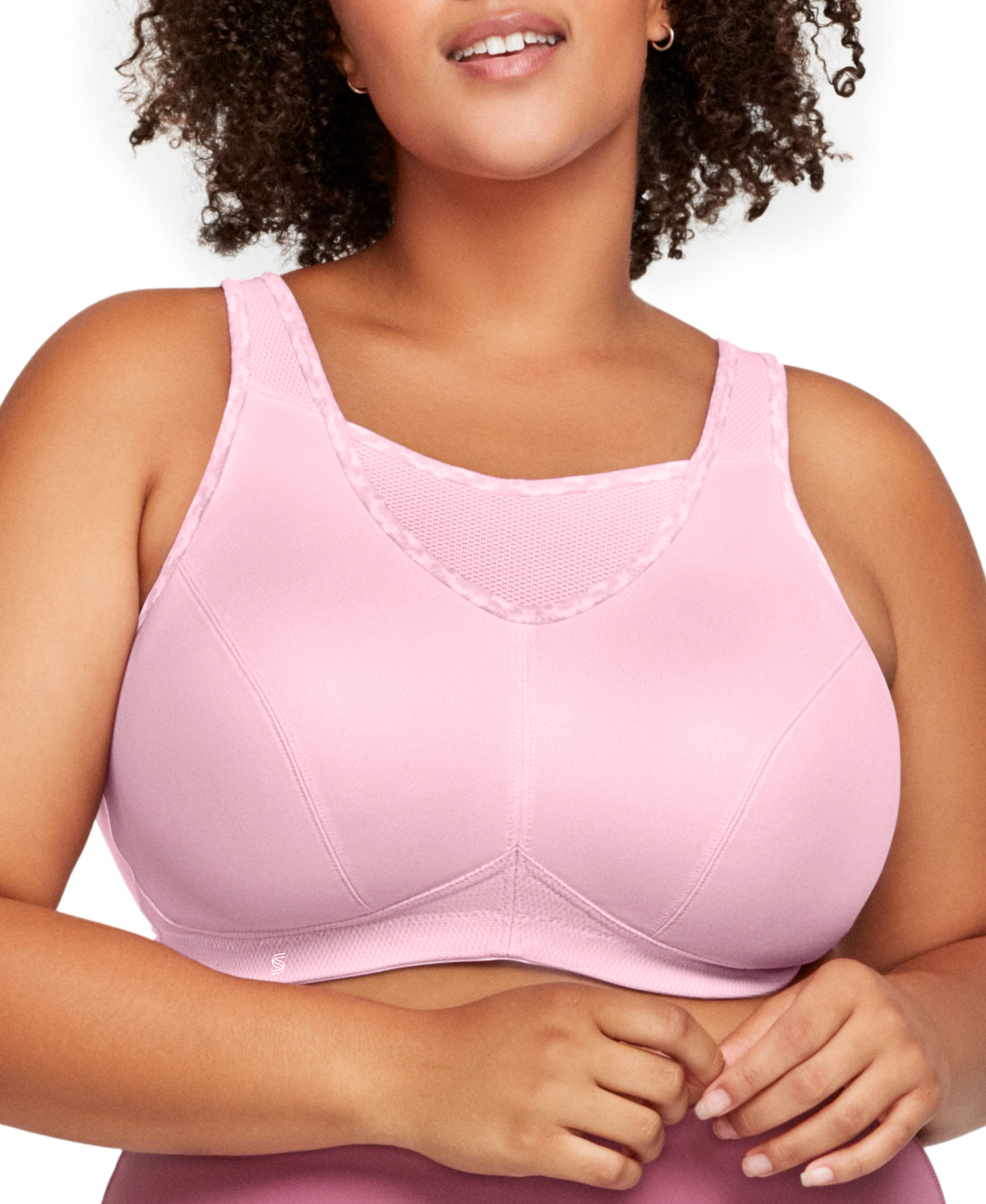  Glamorise No-Bounce Camisole Sports Bra - Rose Violet - Bonton