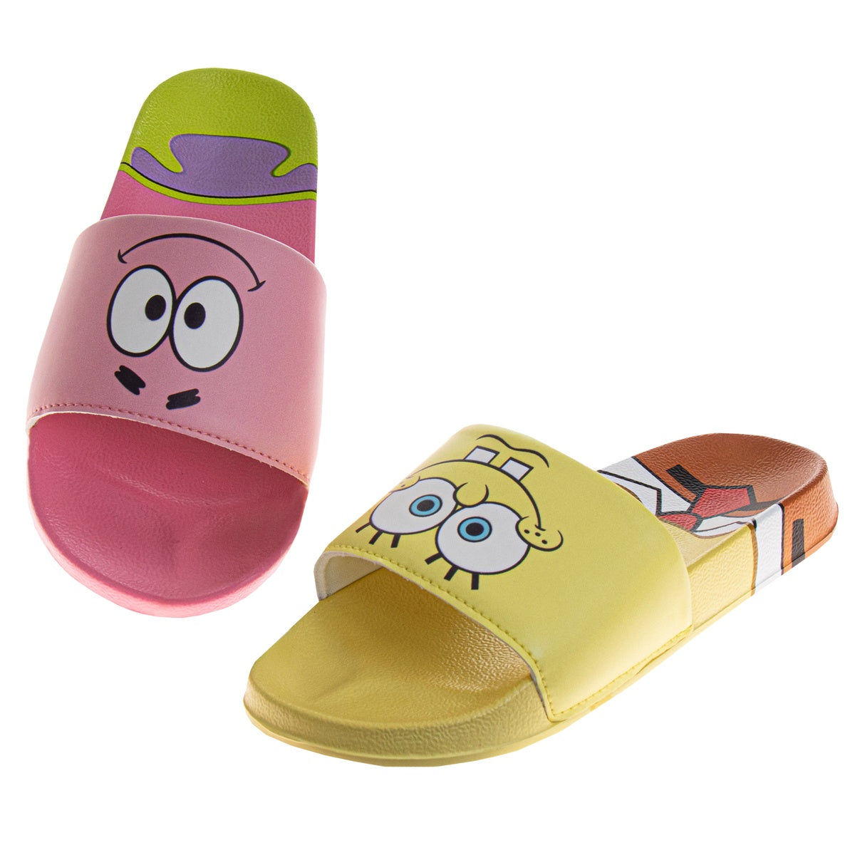  Josmo SpongeBob SquarePants' Boys/Girls Toddler Dual Sizes Slides - 13-1 - Bonton