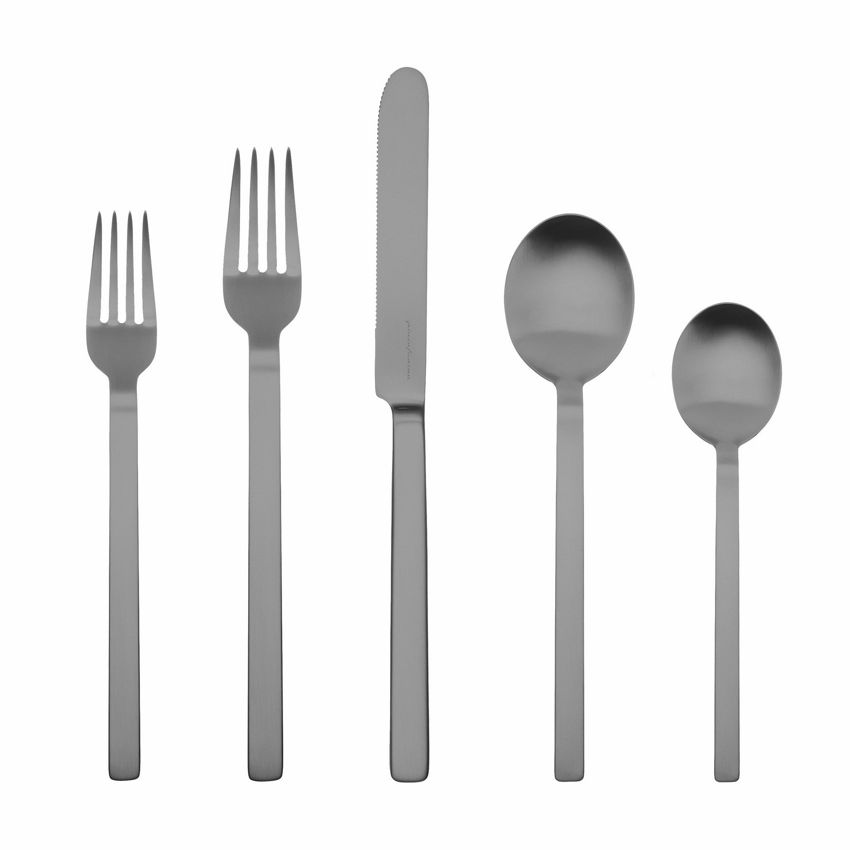  Mepra Stile Black 5 Piece Flatware Set - Default Title - Bonton