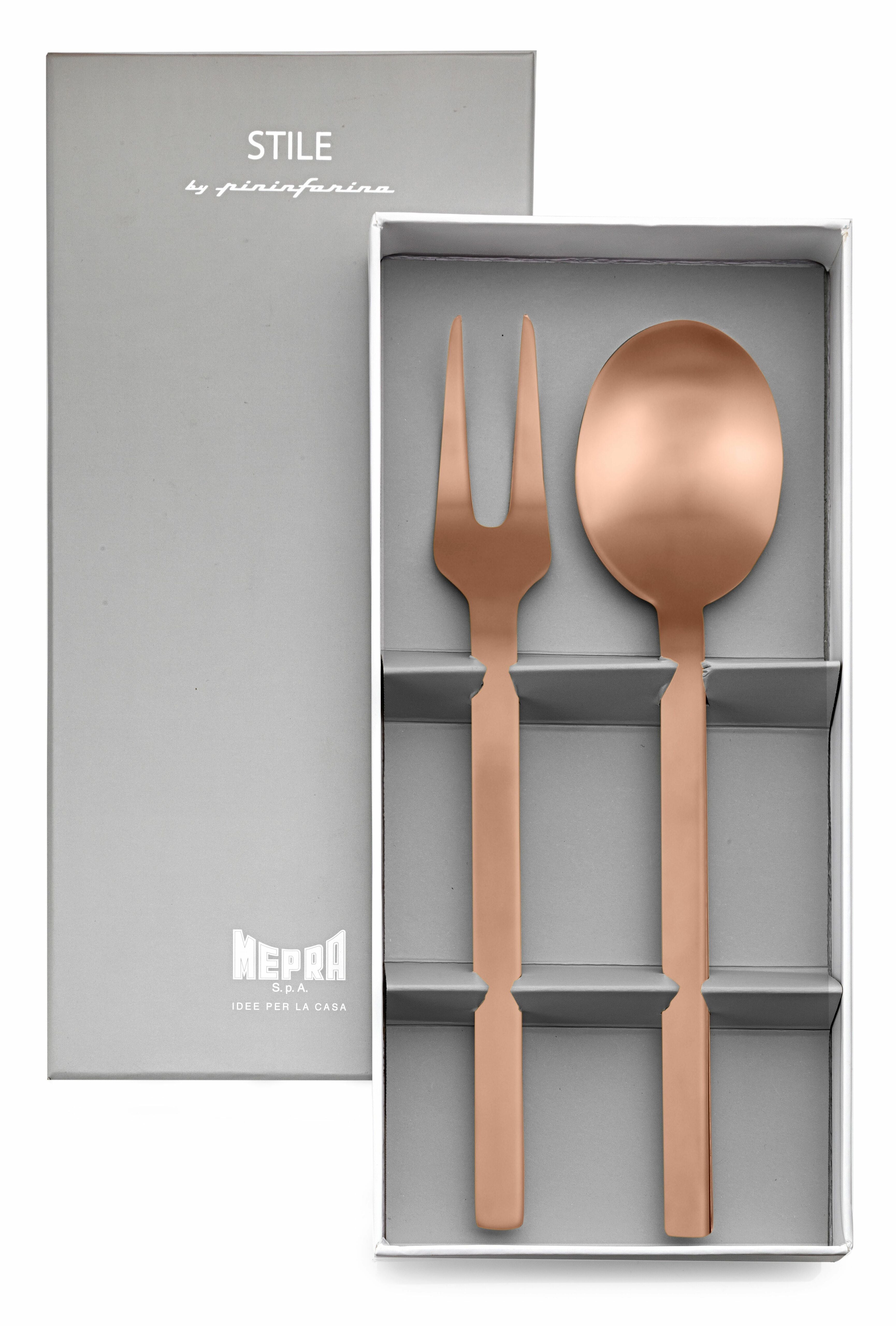  Mepra Stile Ice Bronze 2 Piece Serving Gift Boxed Set - Default Title - Bonton