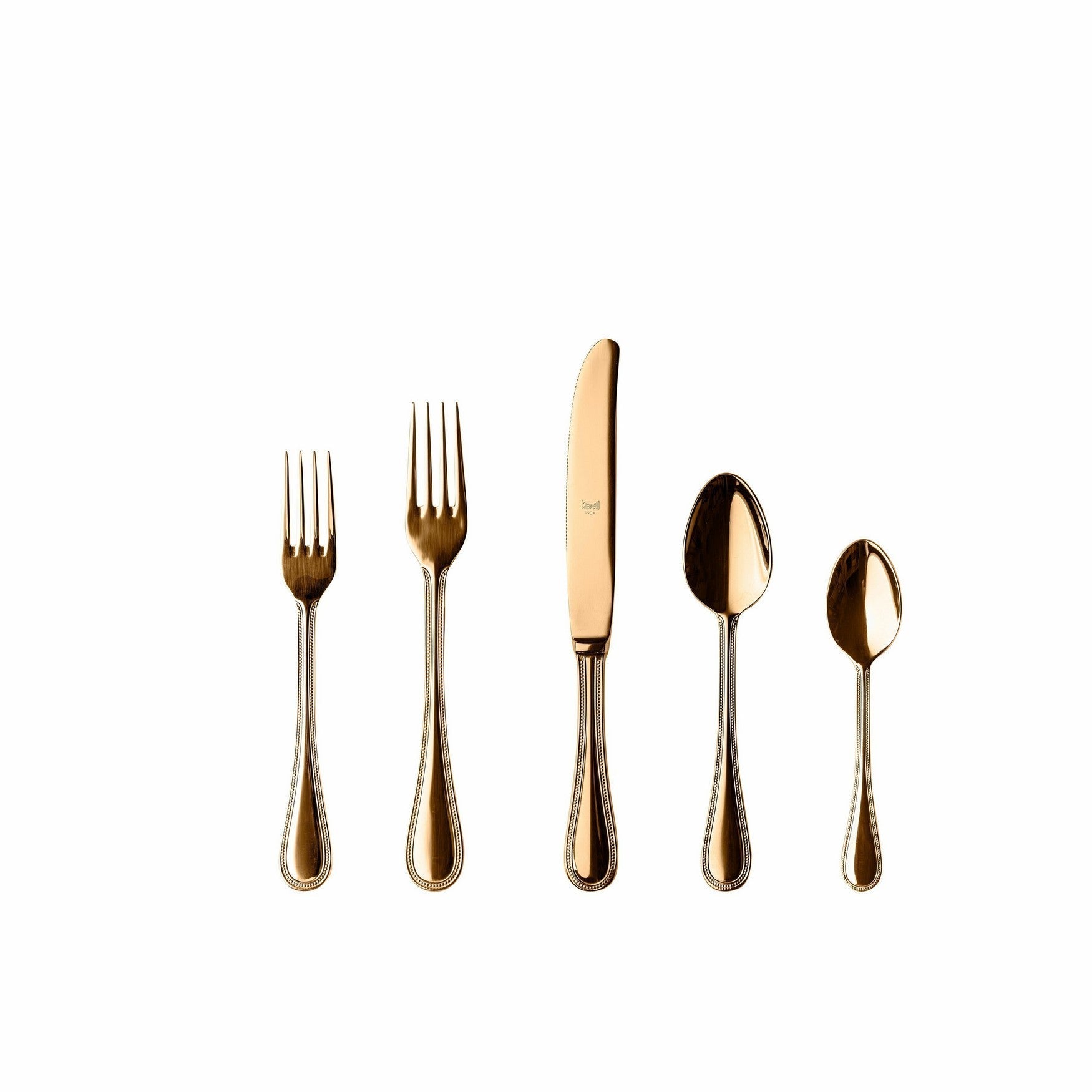  Mepra Perla Ice Nero 5 Piece Flatware Set - Default Title - Bonton