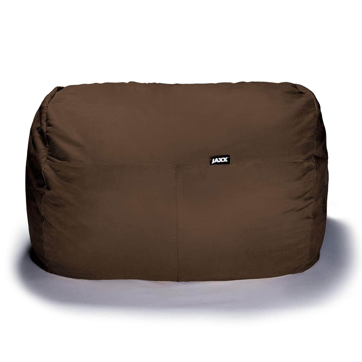  Jaxx Lounger Loveseat Bean Bag 5.5' - Chocolate - Bonton