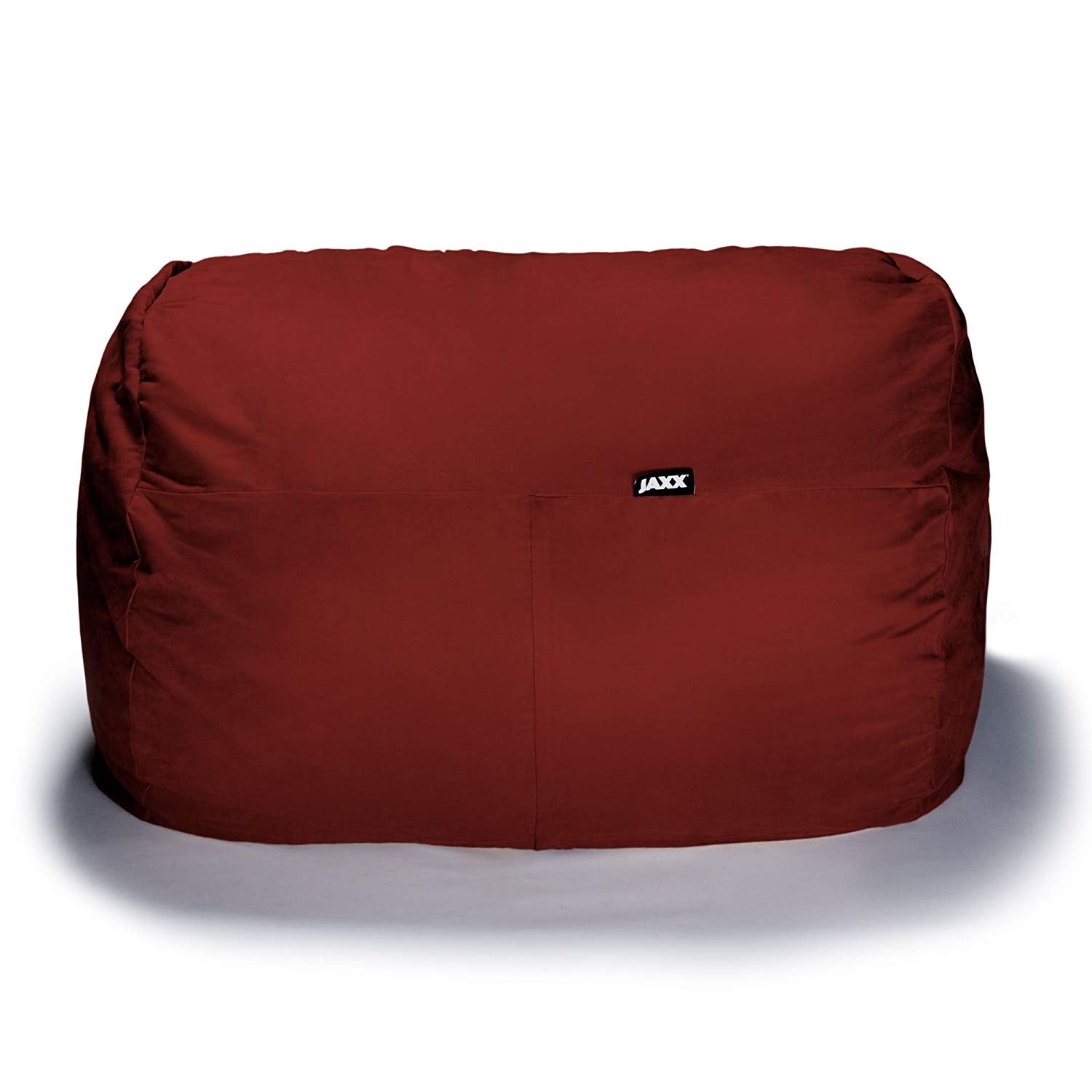  Jaxx Lounger Loveseat Bean Bag 5.5' - Cinnabar - Bonton