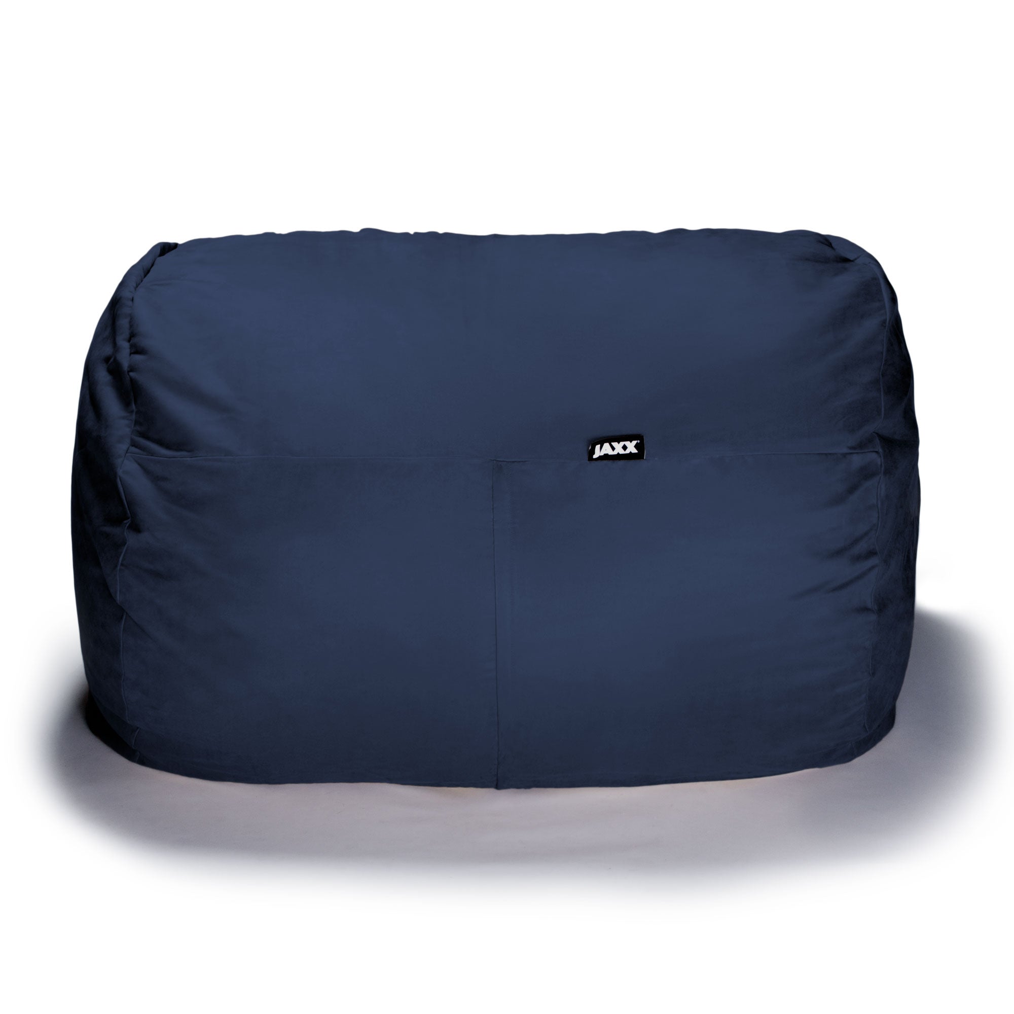  Jaxx Lounger Loveseat Bean Bag 5.5' - Navy - Bonton