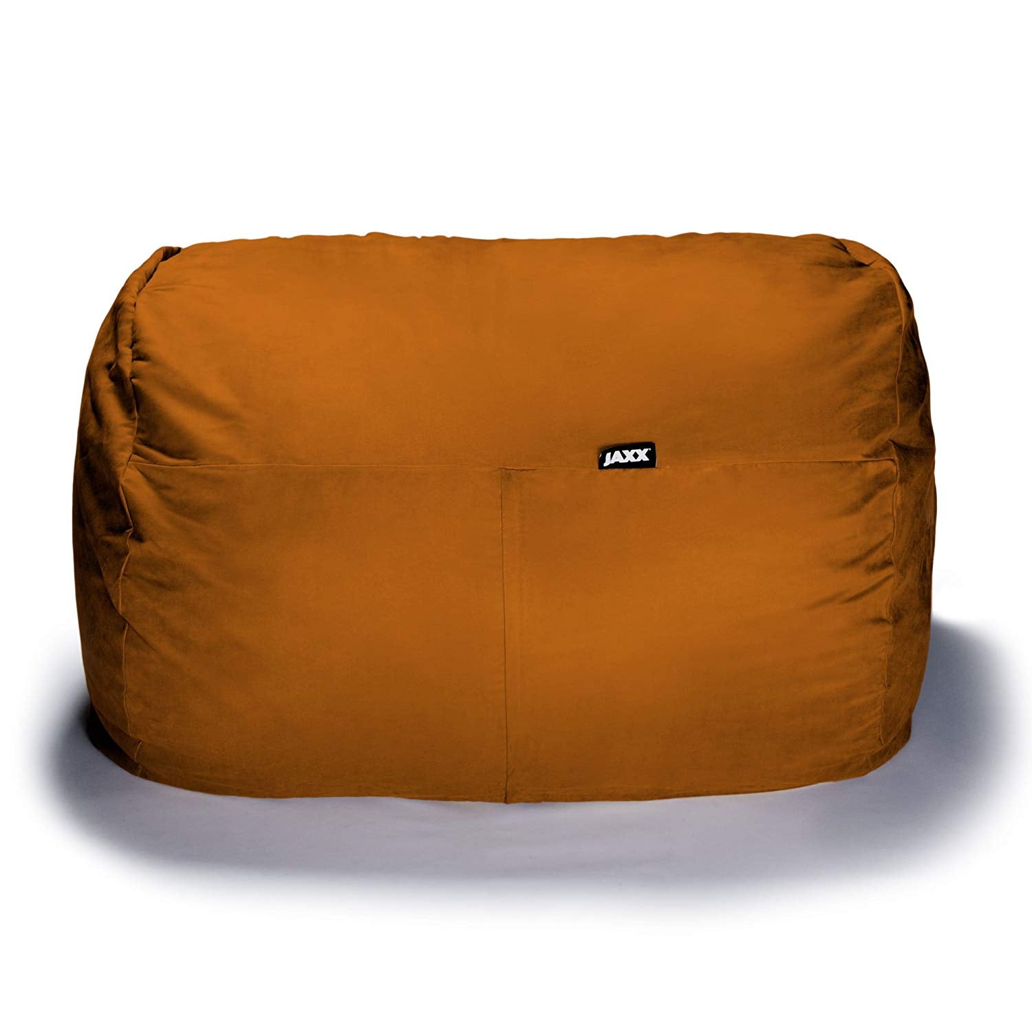  Jaxx Lounger Loveseat Bean Bag 5.5' - Mandarin - Bonton