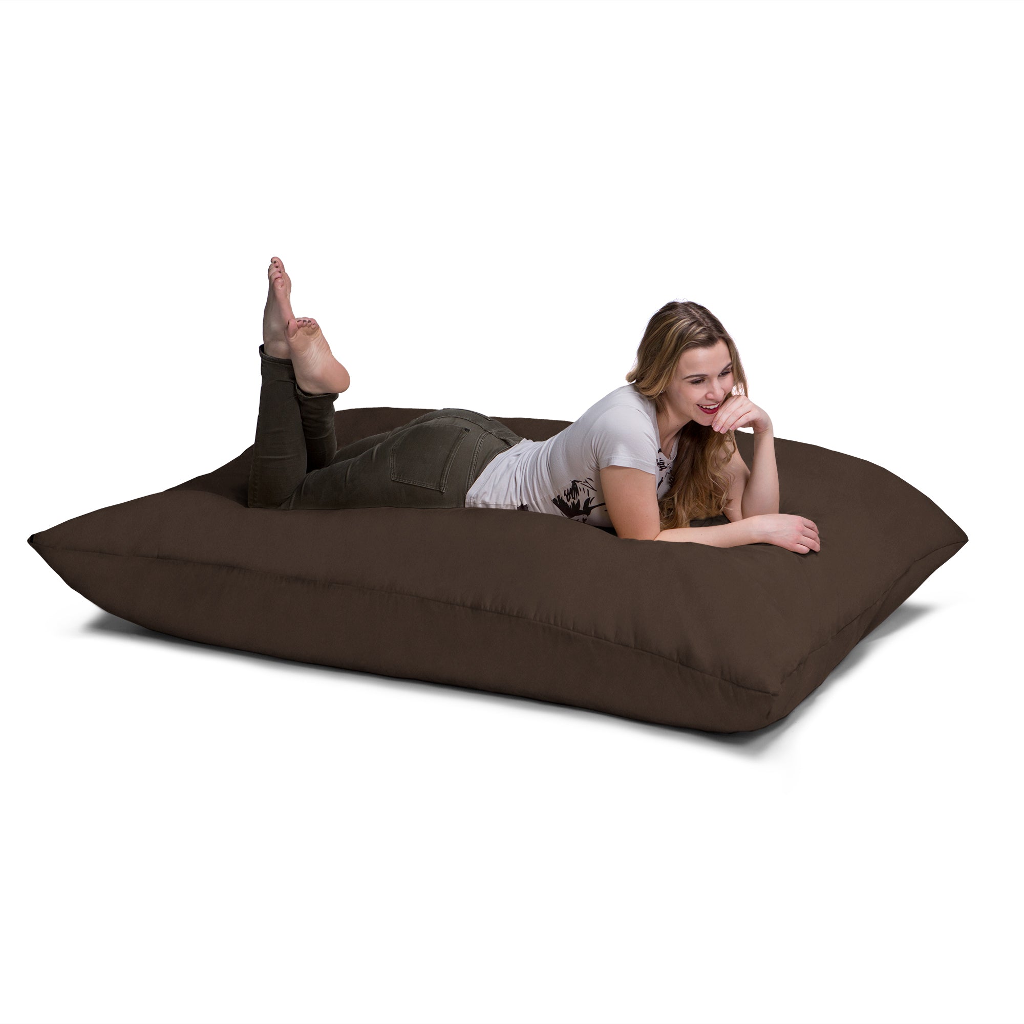  Jaxx Saxx Pillow Bean Bag 5.5' - Chocolate - Bonton