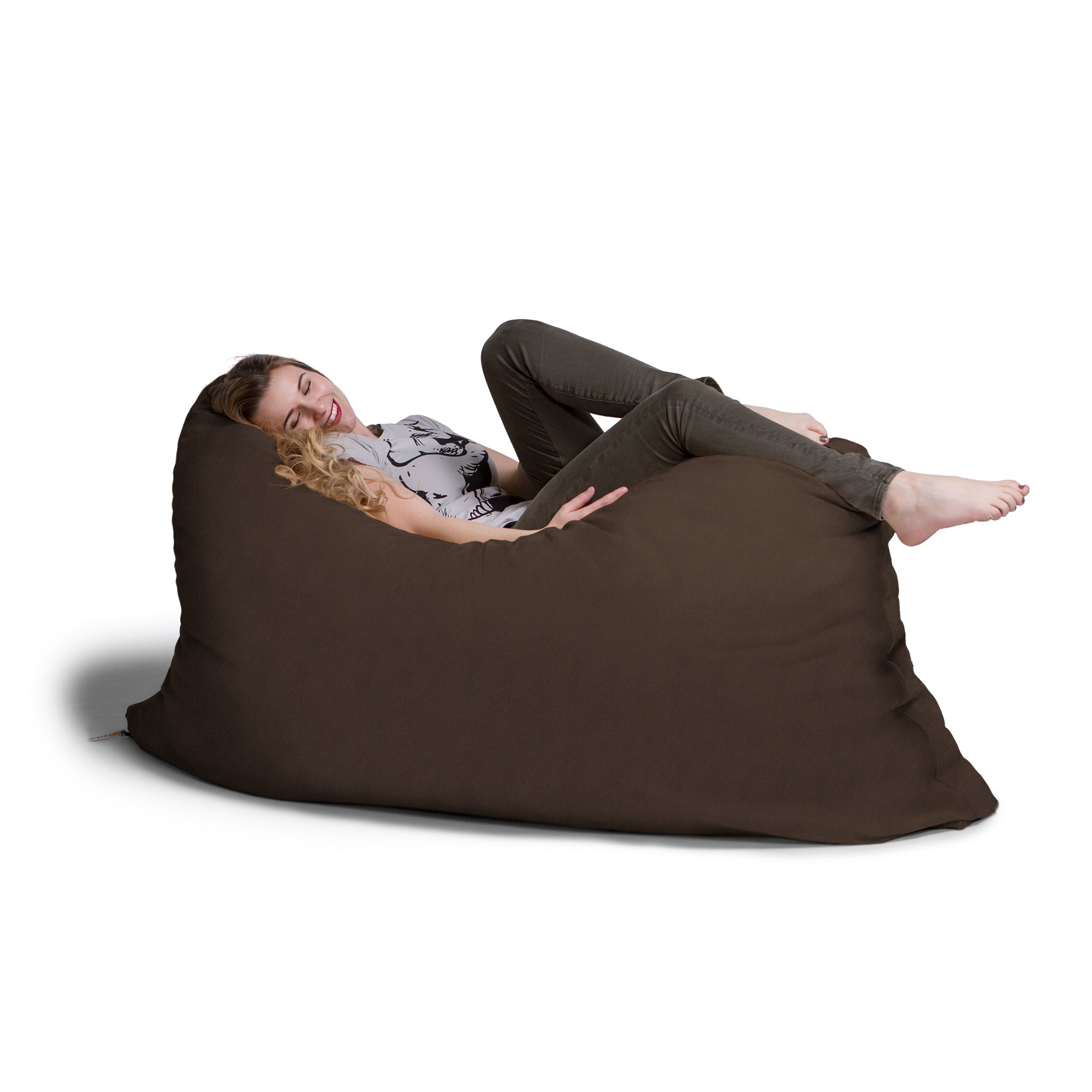  Jaxx Saxx Pillow Bean Bag 5.5' - Chocolate - Bonton