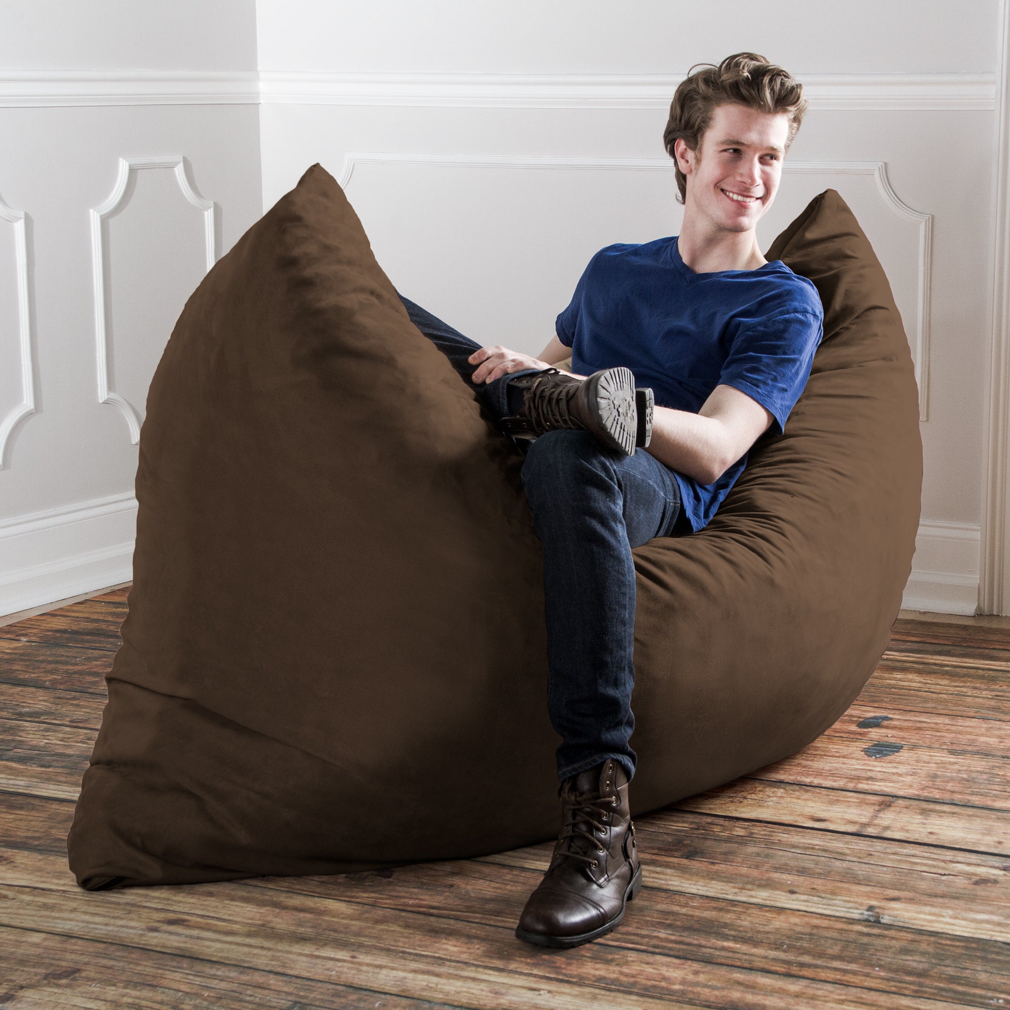  Jaxx Saxx Pillow Bean Bag 5.5' - Chocolate - Bonton