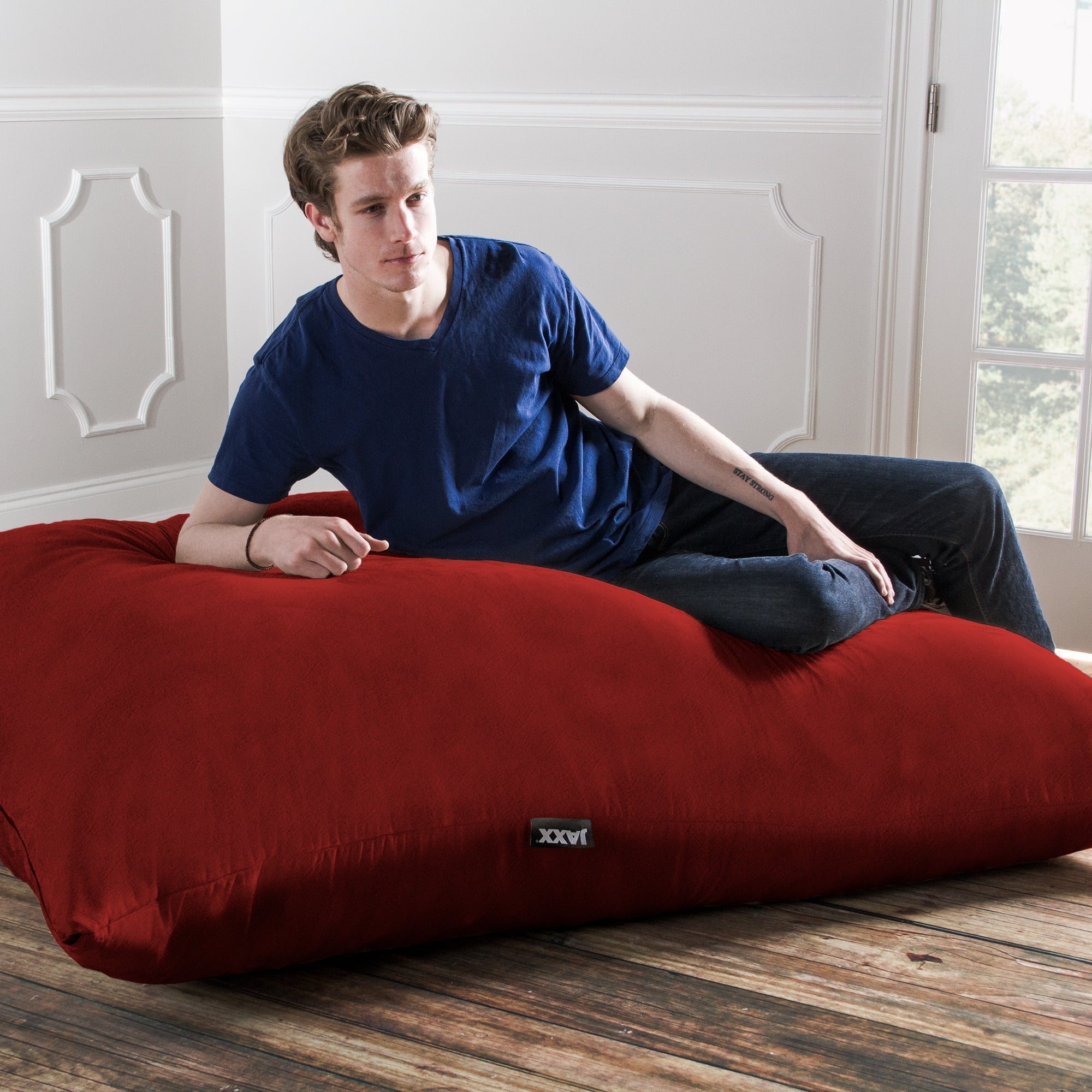  Jaxx Saxx Pillow Bean Bag 5.5' - Cinnabar - Bonton