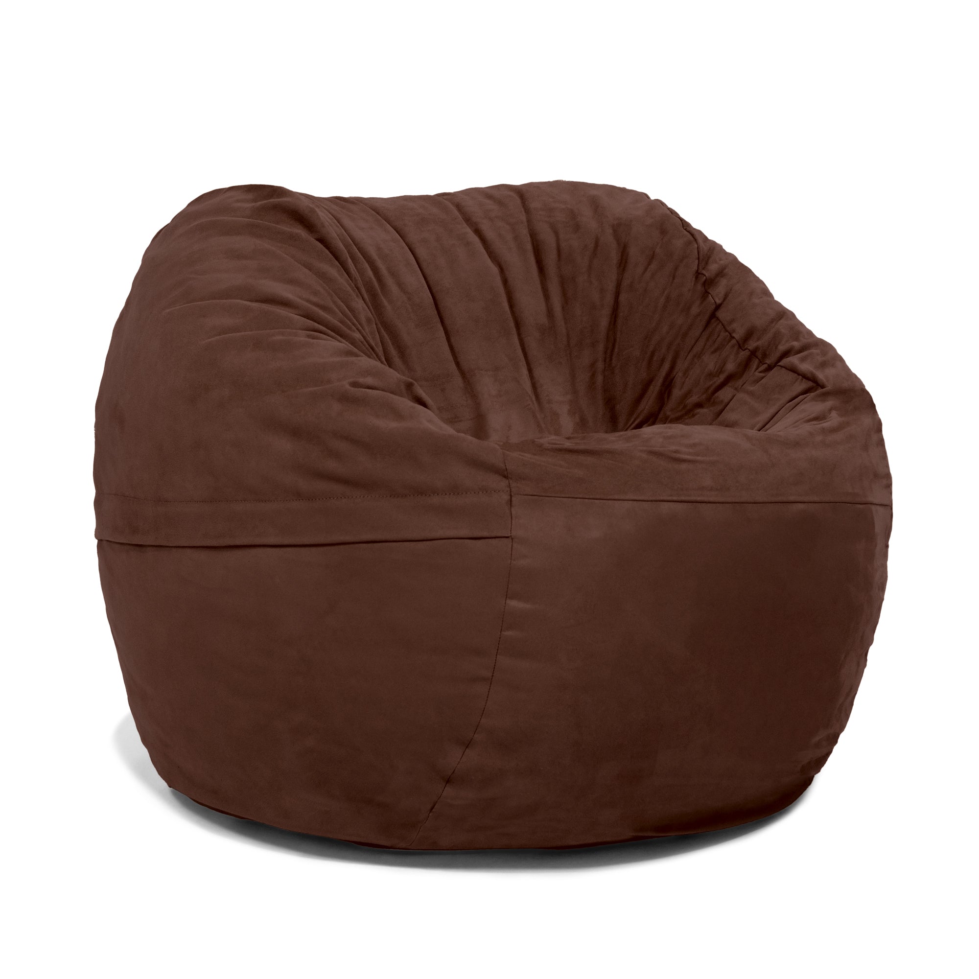  Jaxx Saxx Round Bean Bag with Removable Cover 3' - Chocolate - Bonton