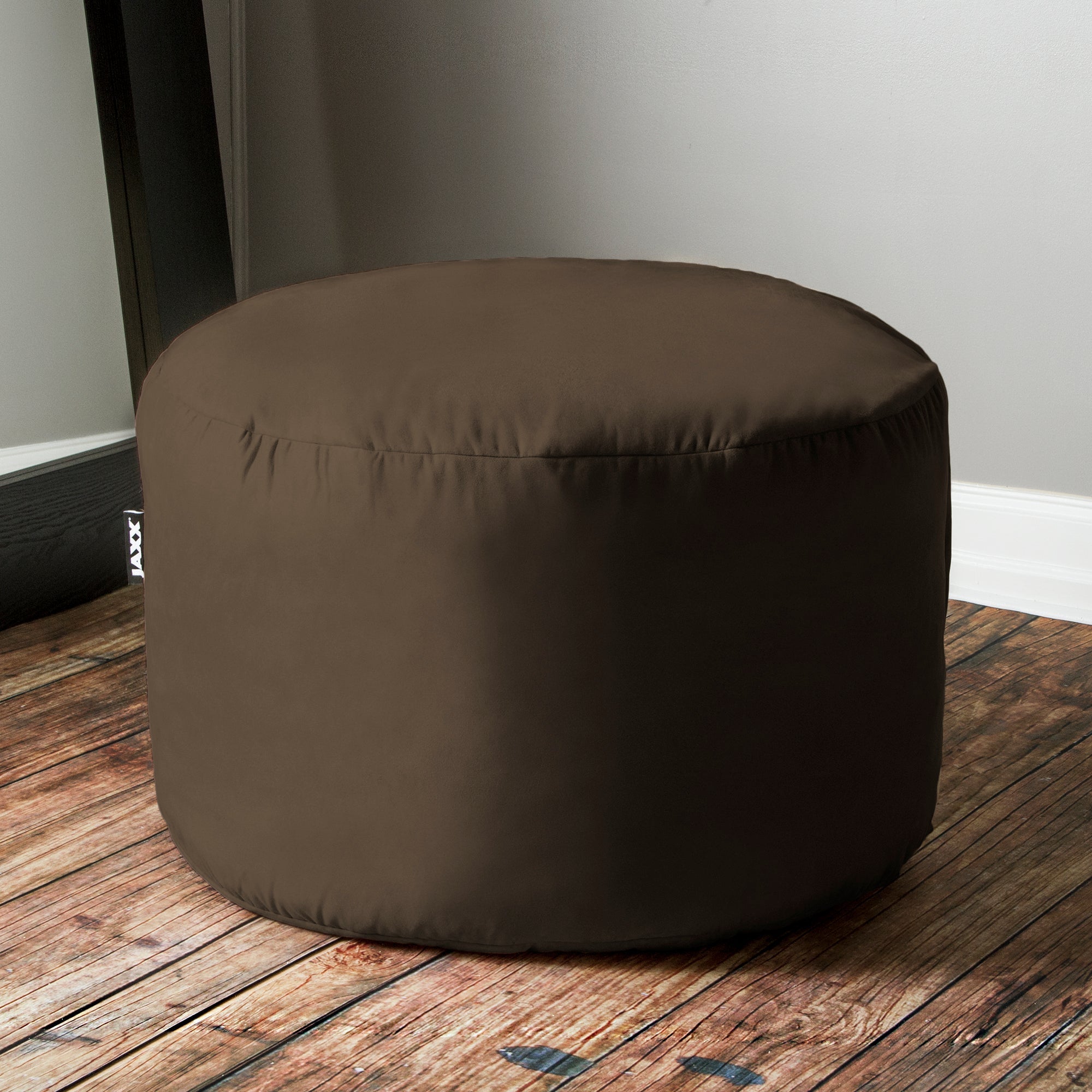  Jaxx Saxx Round Bean Bag with Removable Cover 3' - Chocolate - Bonton