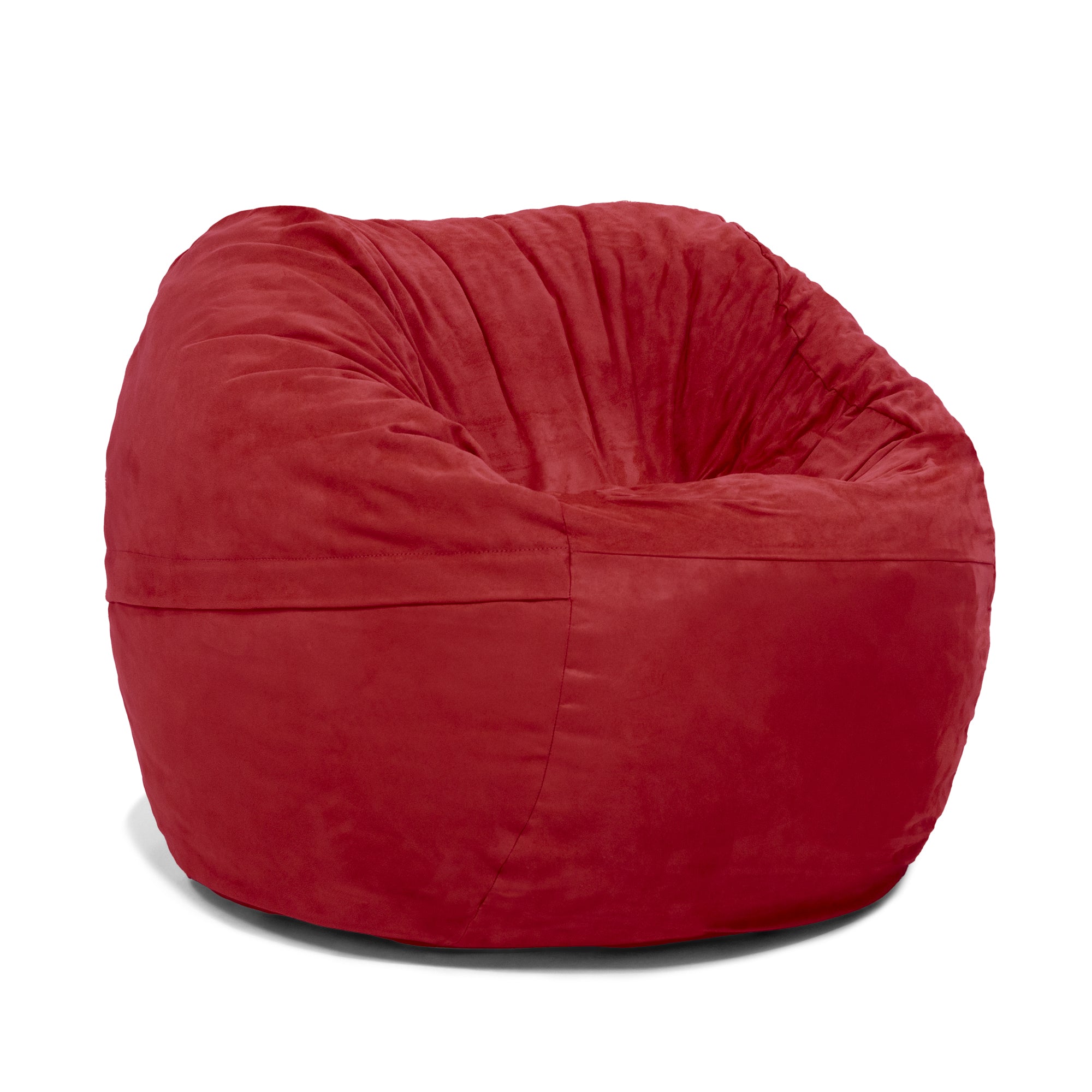  Jaxx Saxx Round Bean Bag with Removable Cover 3' - Cinnabar - Bonton