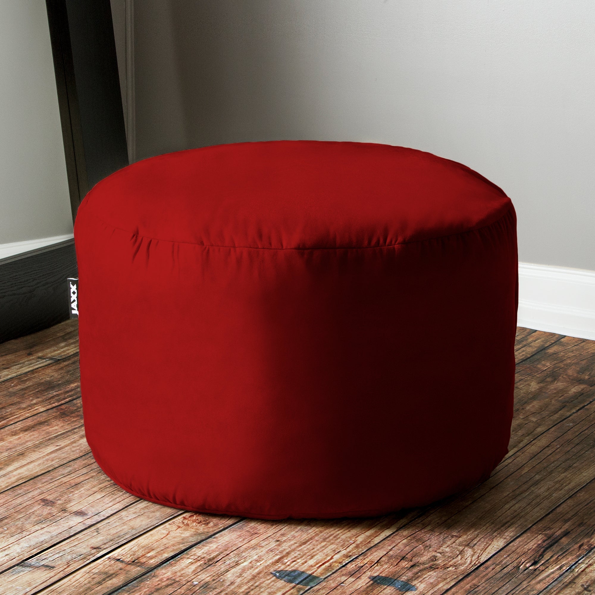  Jaxx Saxx Round Bean Bag with Removable Cover 3' - Cinnabar - Bonton