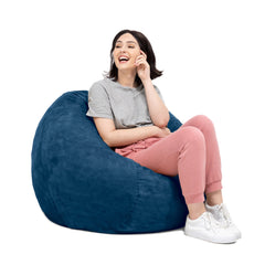 Saxx Round Bean Bag with Removable Cover 3'