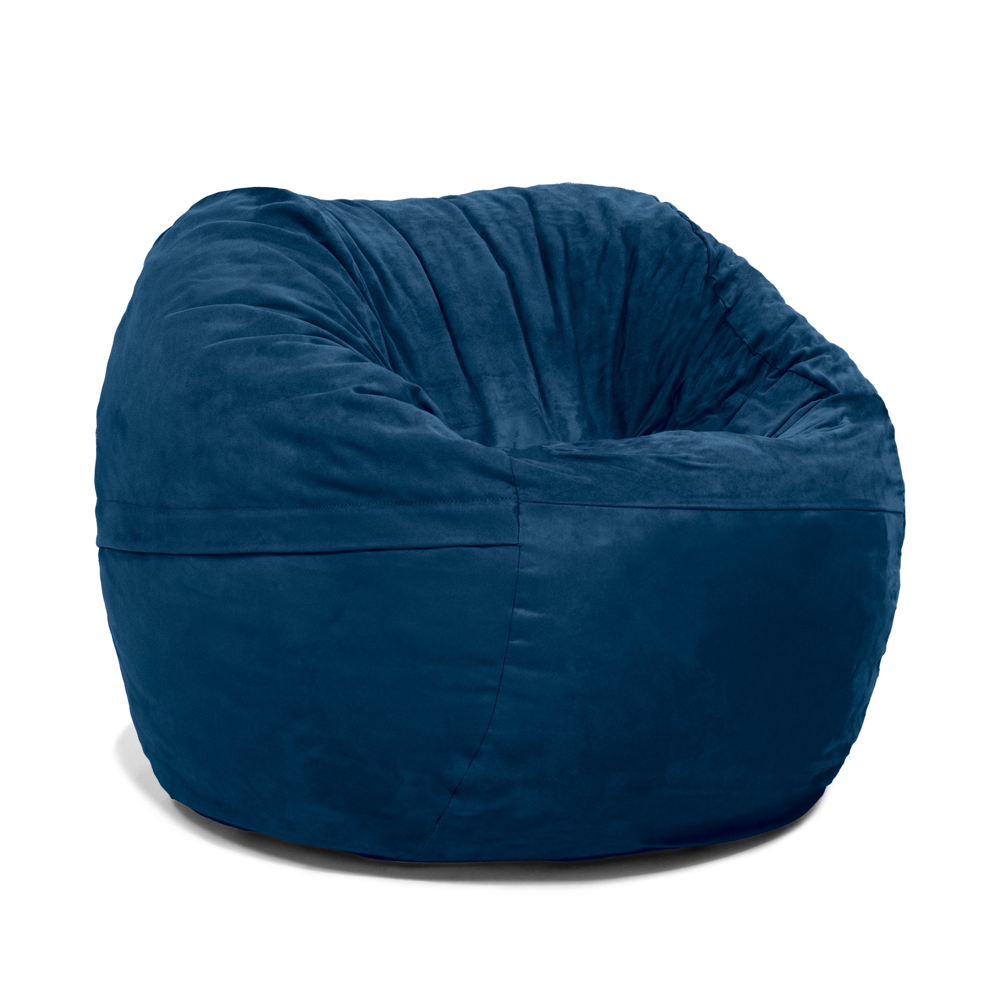  Jaxx Saxx Round Bean Bag with Removable Cover 3' - Navy - Bonton