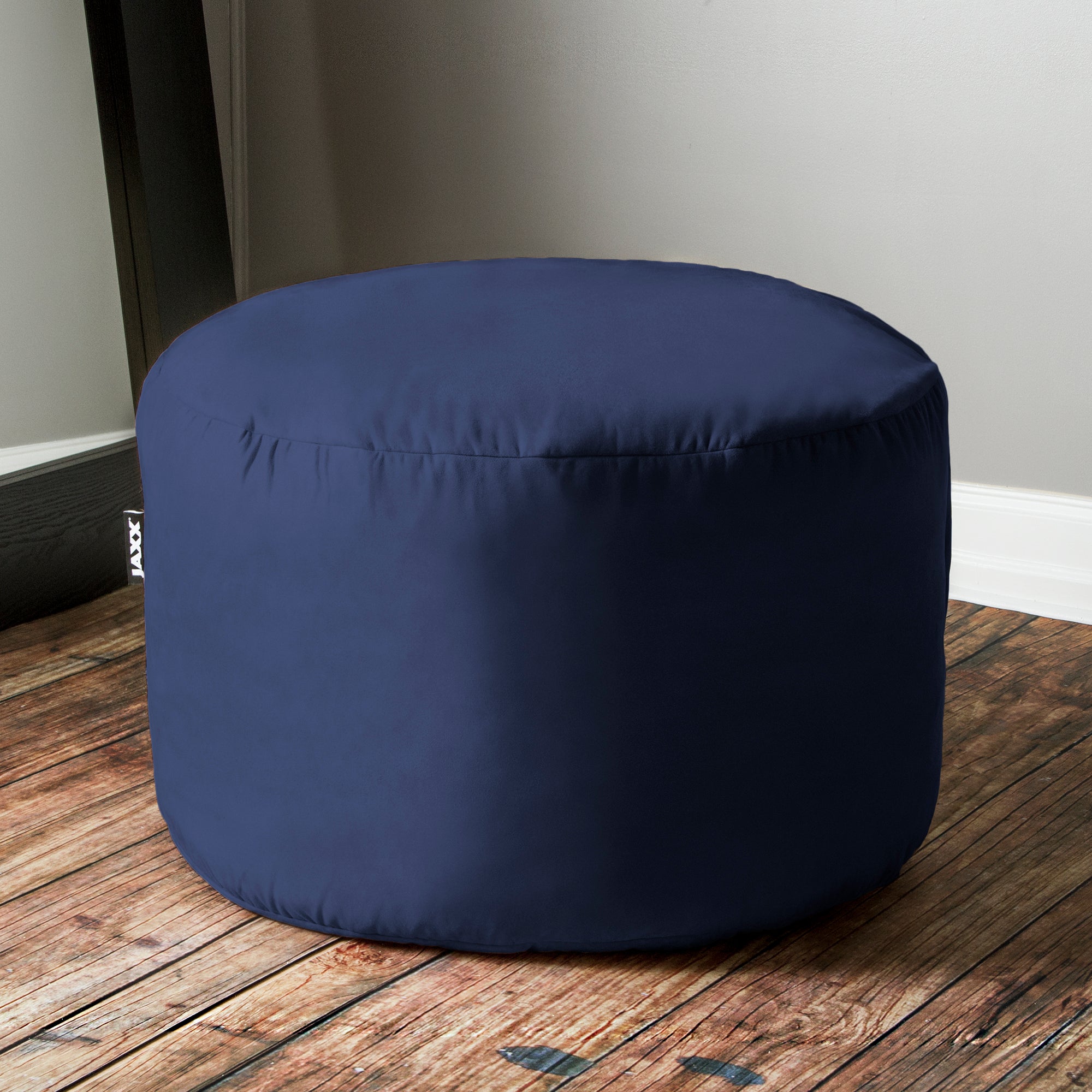  Jaxx Saxx Round Bean Bag with Removable Cover 3' - Navy - Bonton